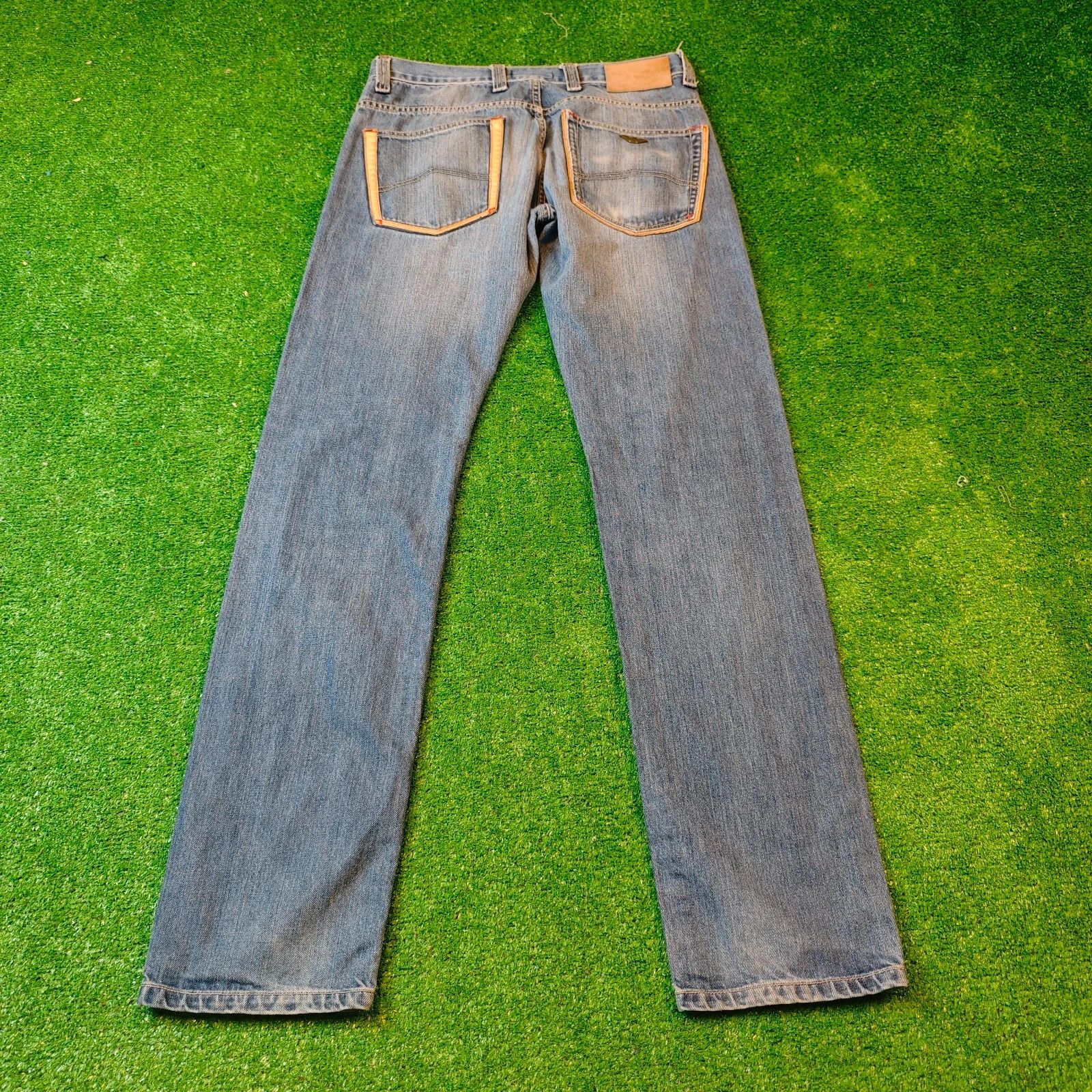 Armani Vintage Armani Jeans Mens 30 blue straight zip 90s Size US 30 / EU 46 - 4 Thumbnail
