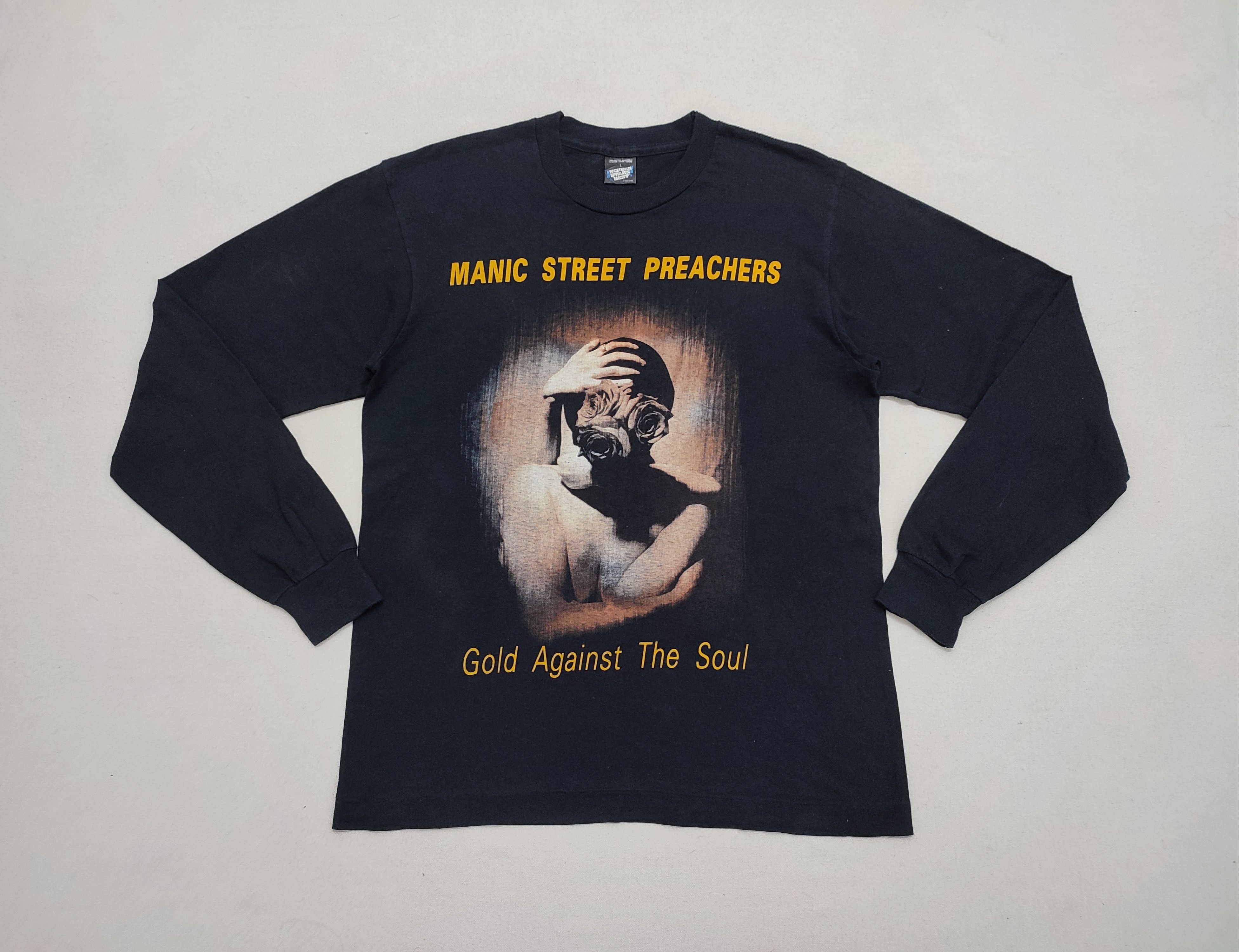 Vintage Nearly Deadstock 1990s Manic Street Preachers Promo Tee Size US L / EU 52-54 / 3 - 1 Thumbnail