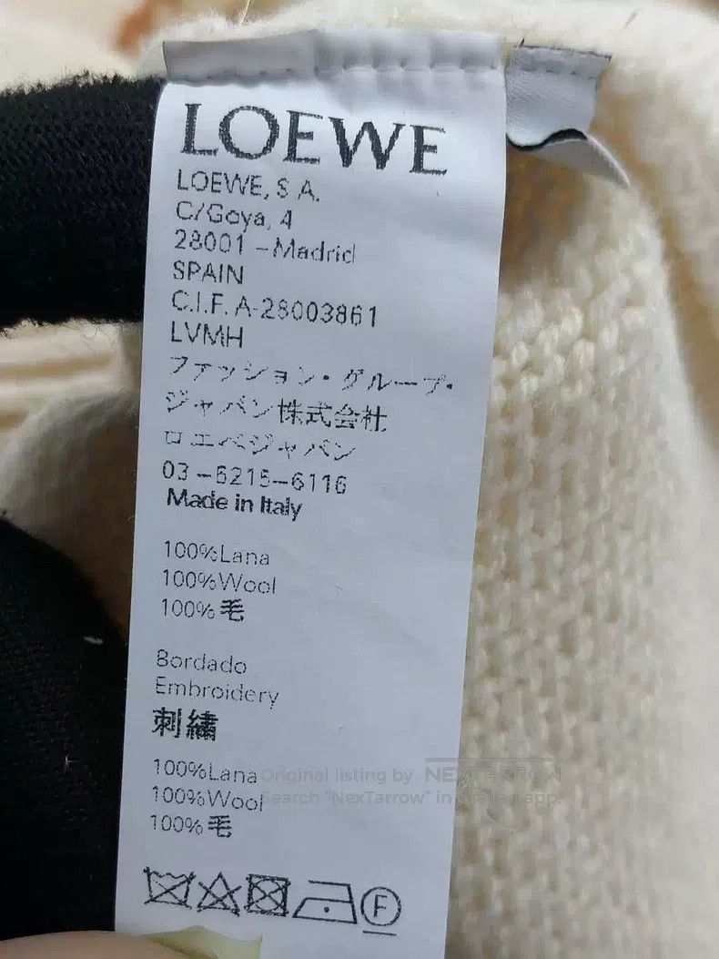 Loewe Loewe High Neck Sweater - Beige, 100% Wool, Classic High N Size M / US 6-8 / IT 42-44 - 7 Thumbnail