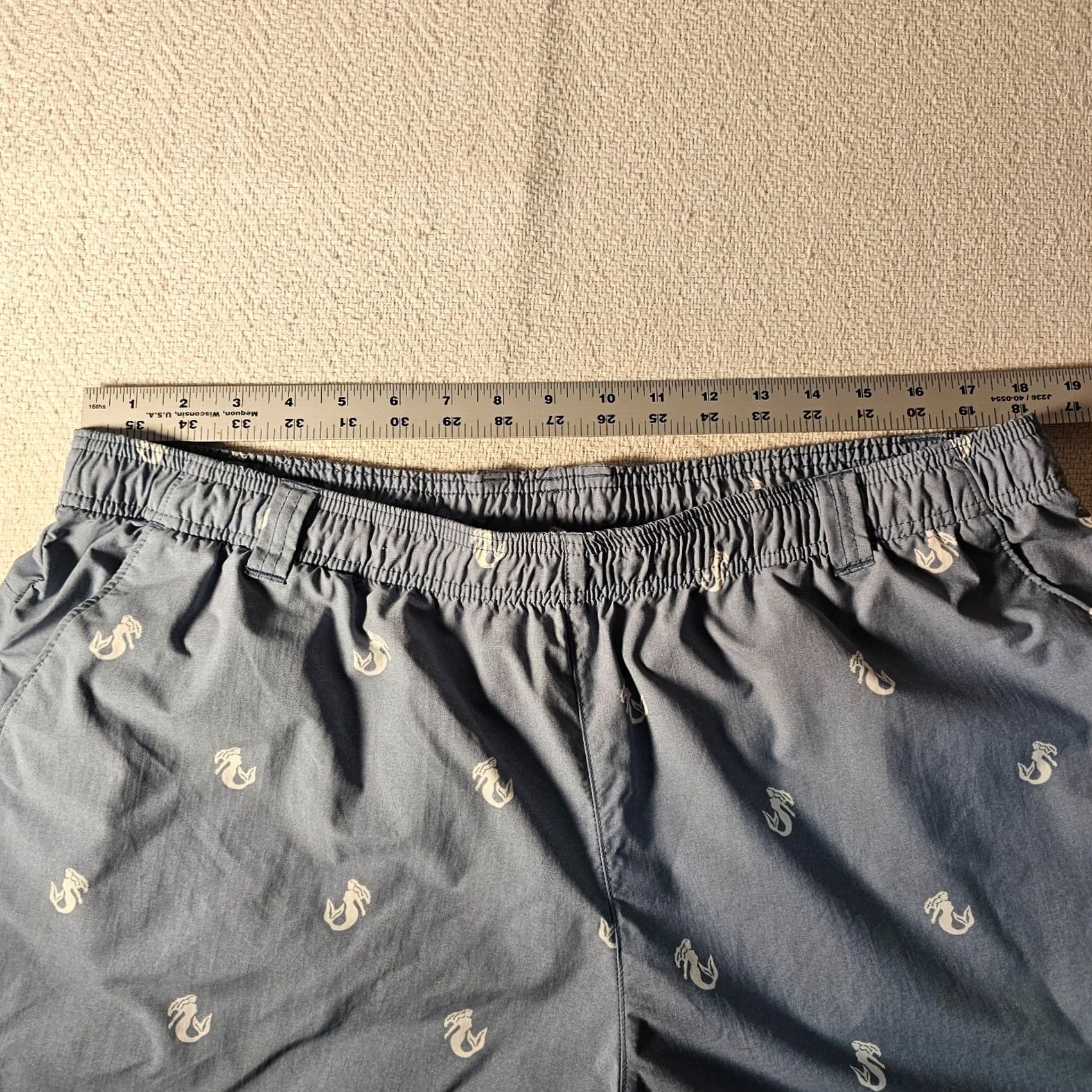 Vintage VINTAGE Columbia PFG Men’s Shorts MERMAID Swim Trunks XL SEAFOAM GREEN Inseam 5" Size US 36 / EU 52 - 3 Thumbnail