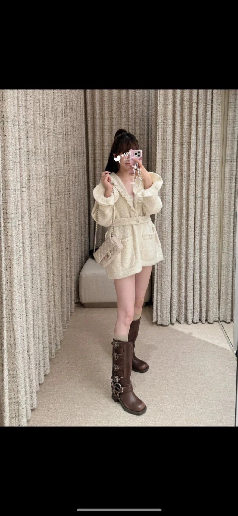 Chanel Chanel 24K milky white deep V wood ear lace lace knitted sw Size XS / US 0-2 / IT 36-38 - 8 Thumbnail