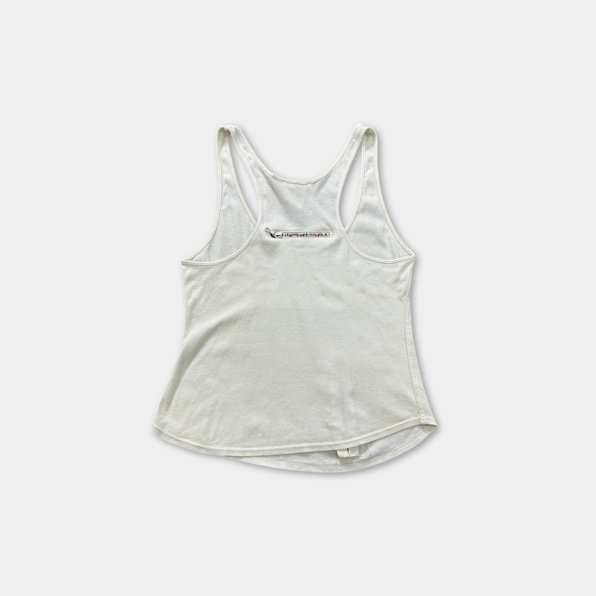Chloe Chloé SS01 by Stella McCartney "Valentine" Zipper Tank Top Size S / US 4 / IT 40 - 3 Thumbnail