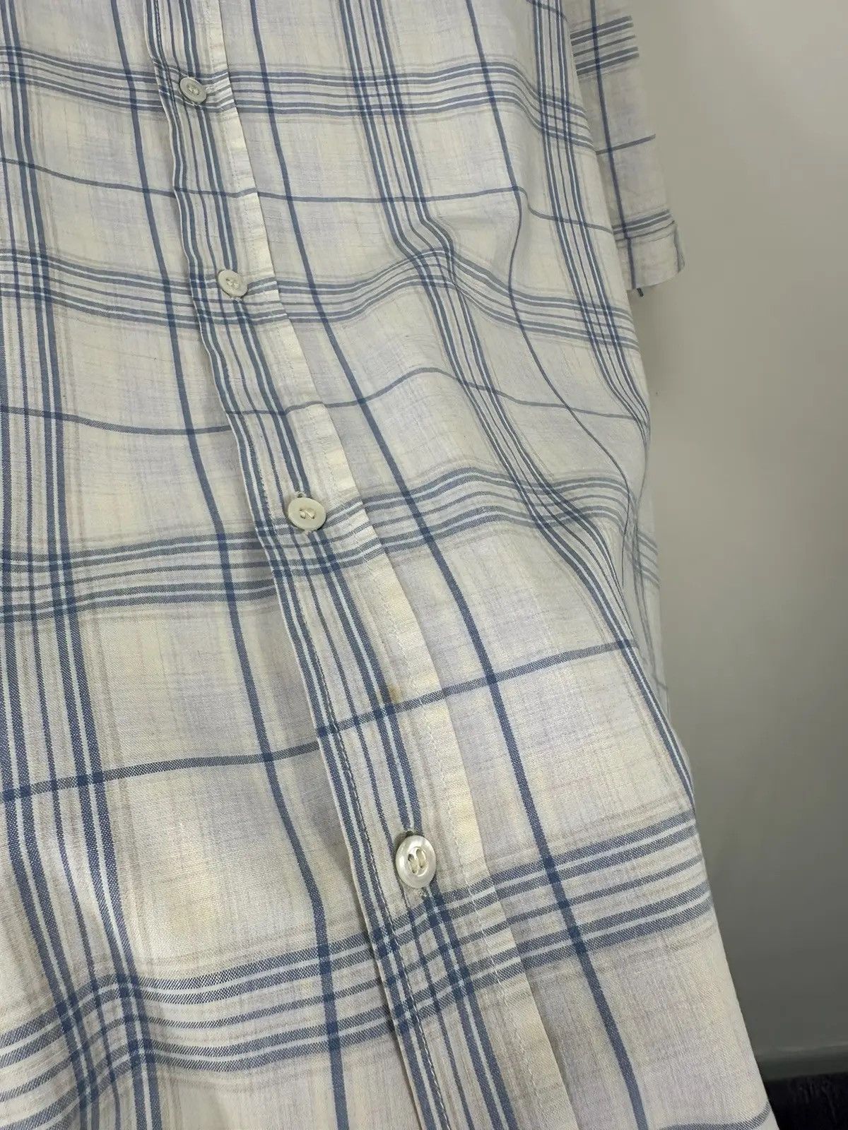Dolce & Gabbana × Vintage Vintage Dolce & Gabbana Men's Checkered Short Sleeve Shirt Size US L / EU 52-54 / 3 - 8 Thumbnail