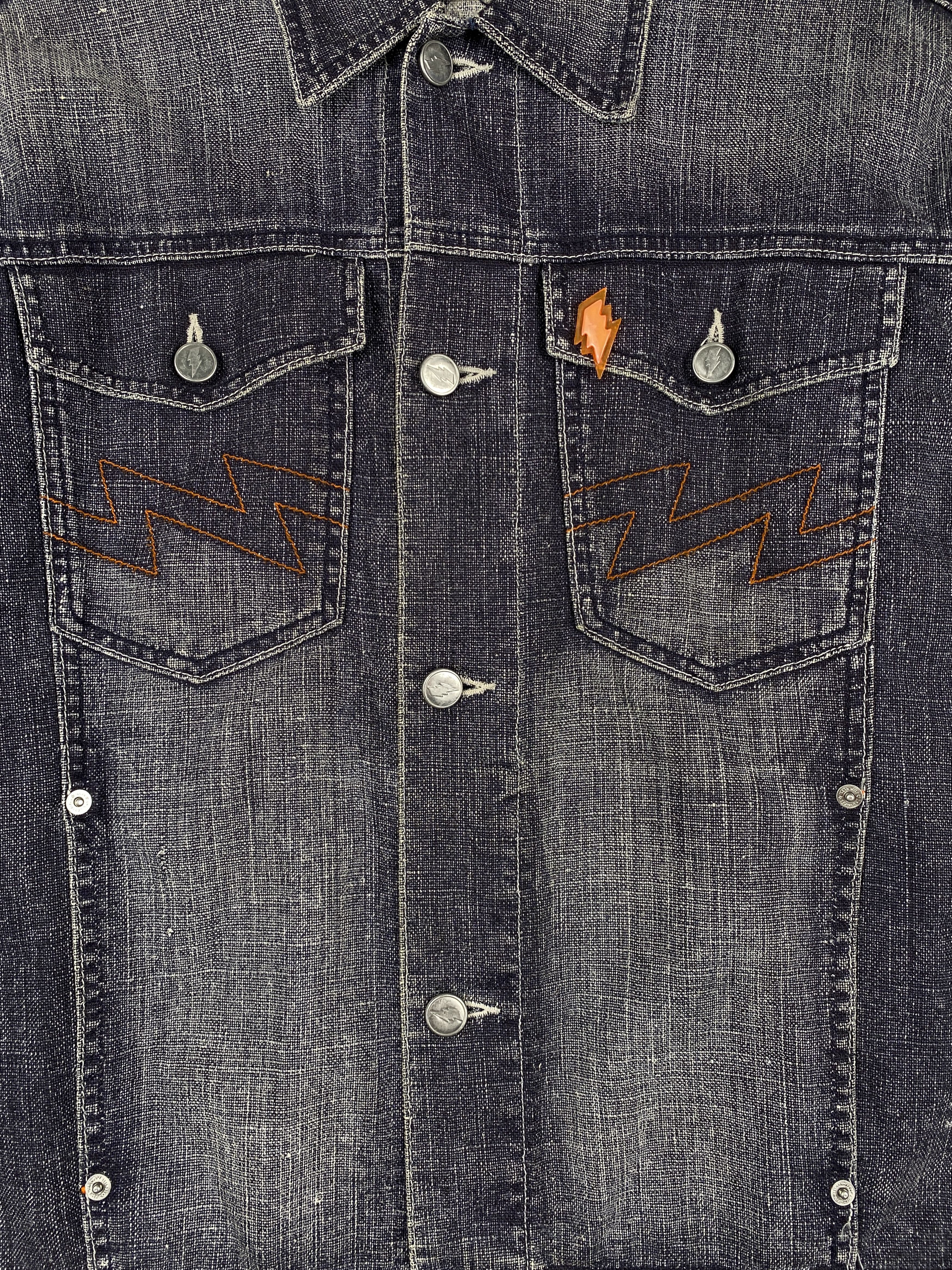 Walter Van Beirendonck Acid Wash Trucker Jacket Size US M / EU 48-50 / 2 - 5 Thumbnail