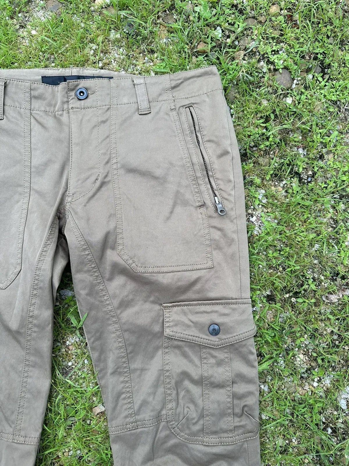 Schlussel SICKS!!🔥🔥FLARE/BOOTCUT SCHLUSSEL MULTIPOCKET BONDAGE PANTS Size US 34 / EU 50 - 4 Thumbnail