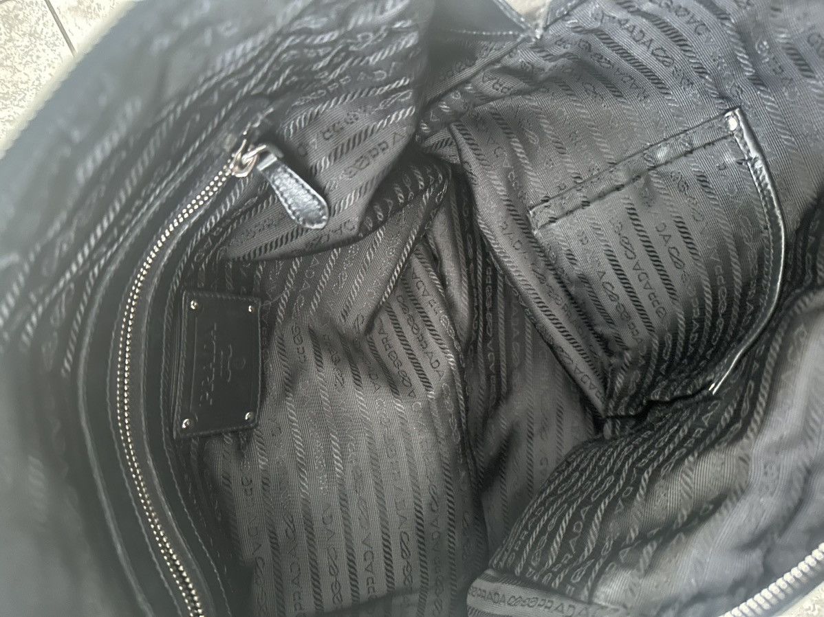 Prada Vintage Leather Prada HandleBag Size ONE SIZE - 5 Thumbnail