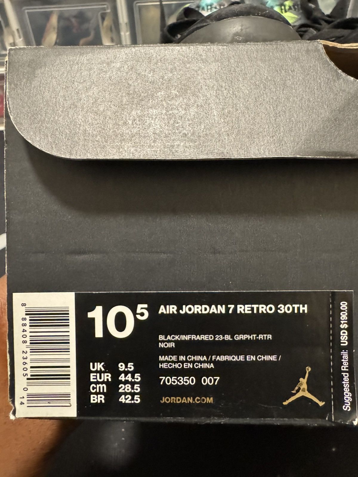 Jordan Brand Air Jordan 7 Retro Barcelona Nights Size US 10.5 / EU 43-44 - 7 Thumbnail