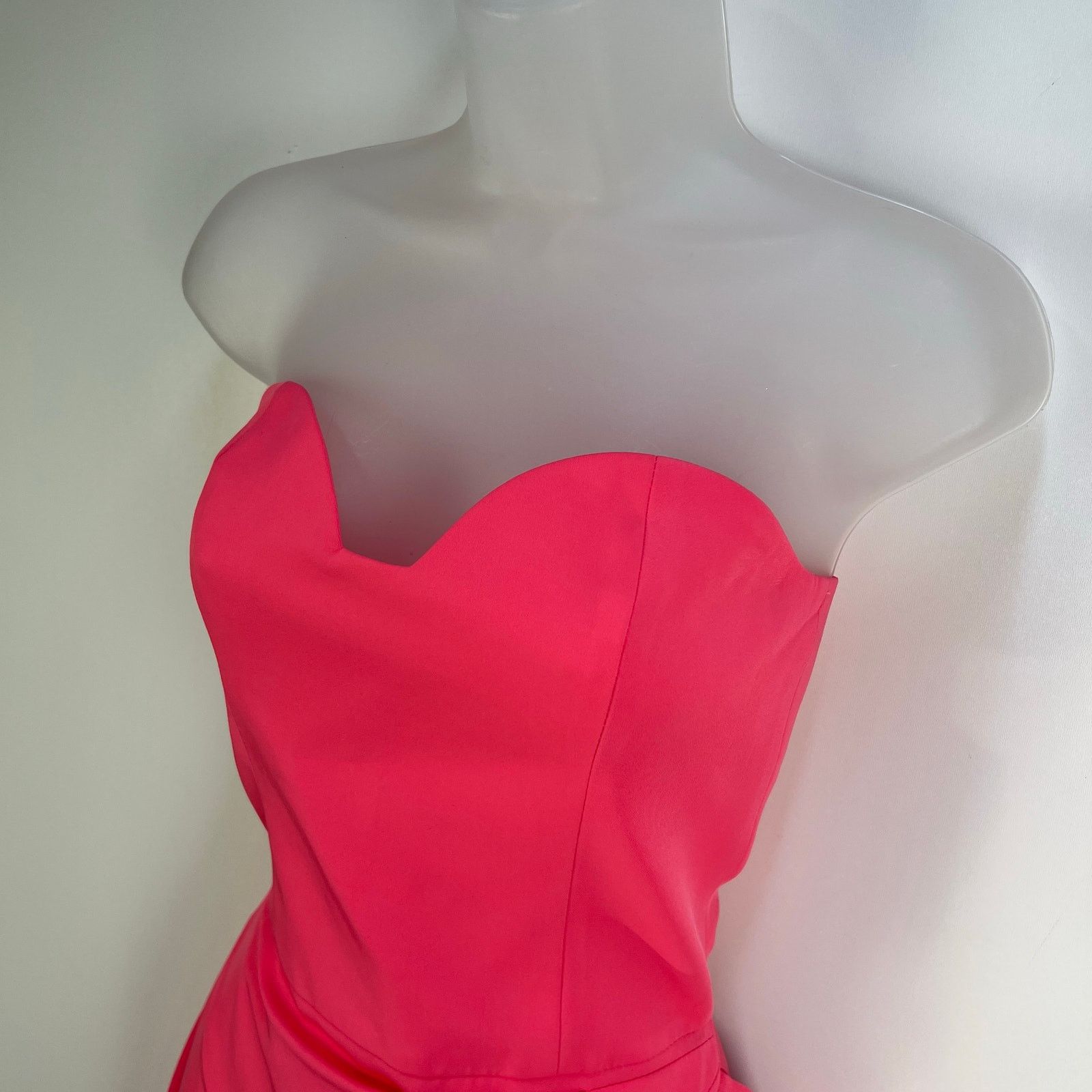 Other Alberto Audenino Pink Mini Strapless Dress Size S / US 4 / IT 40 - 2 Thumbnail