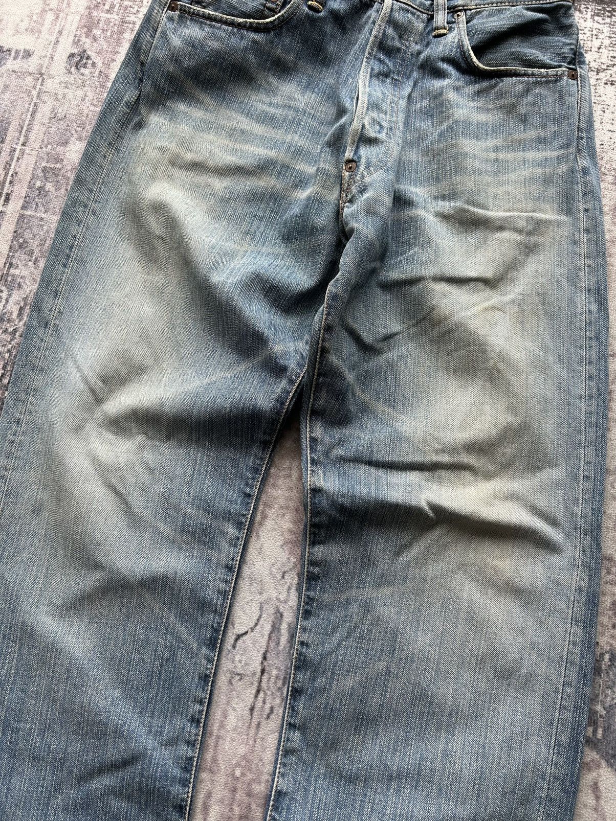 Evisu Evisu Double Iconic Logo Jeans Size US 29 - 8 Thumbnail