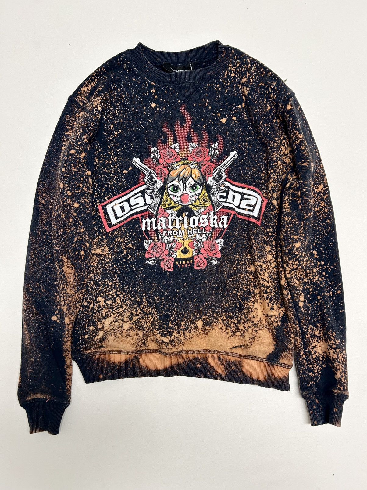 Dsquared2 FW2015 Matrioska Crewneck Sweatshirt Size US S / EU 44-46 / 1 - 6 Thumbnail