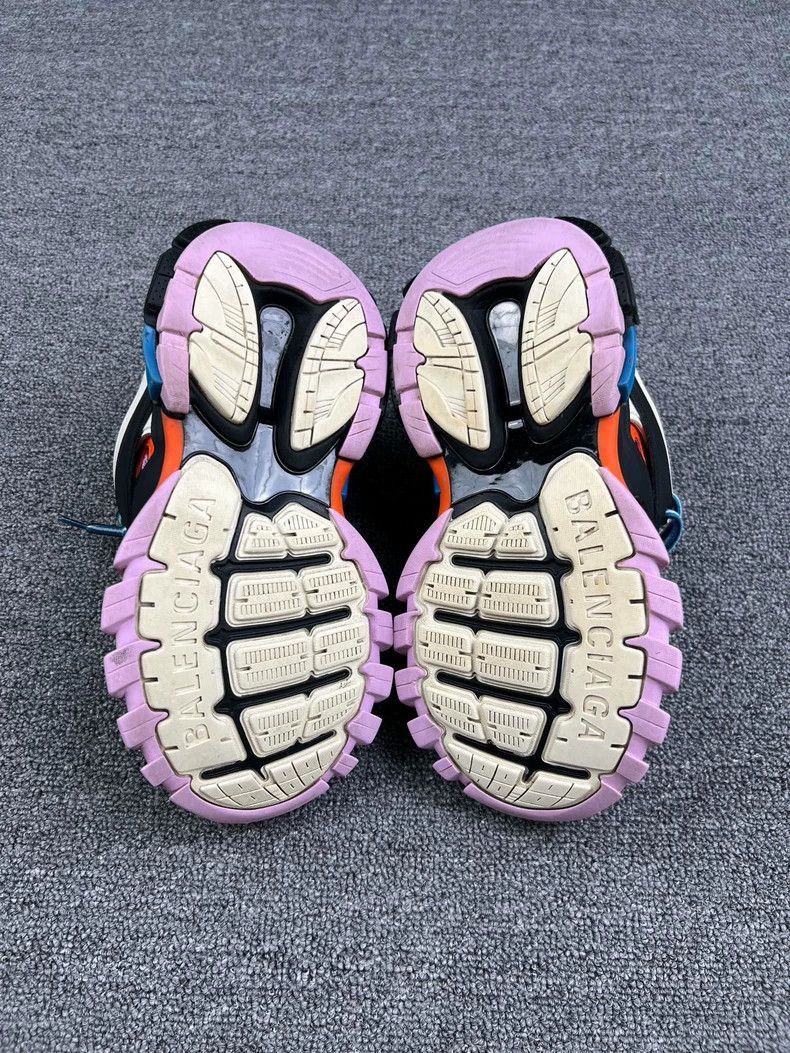 Balenciaga Balenciaga Black Pink Chunky Sneakers-2507 Size US 5 / EU 37 - 5 Thumbnail