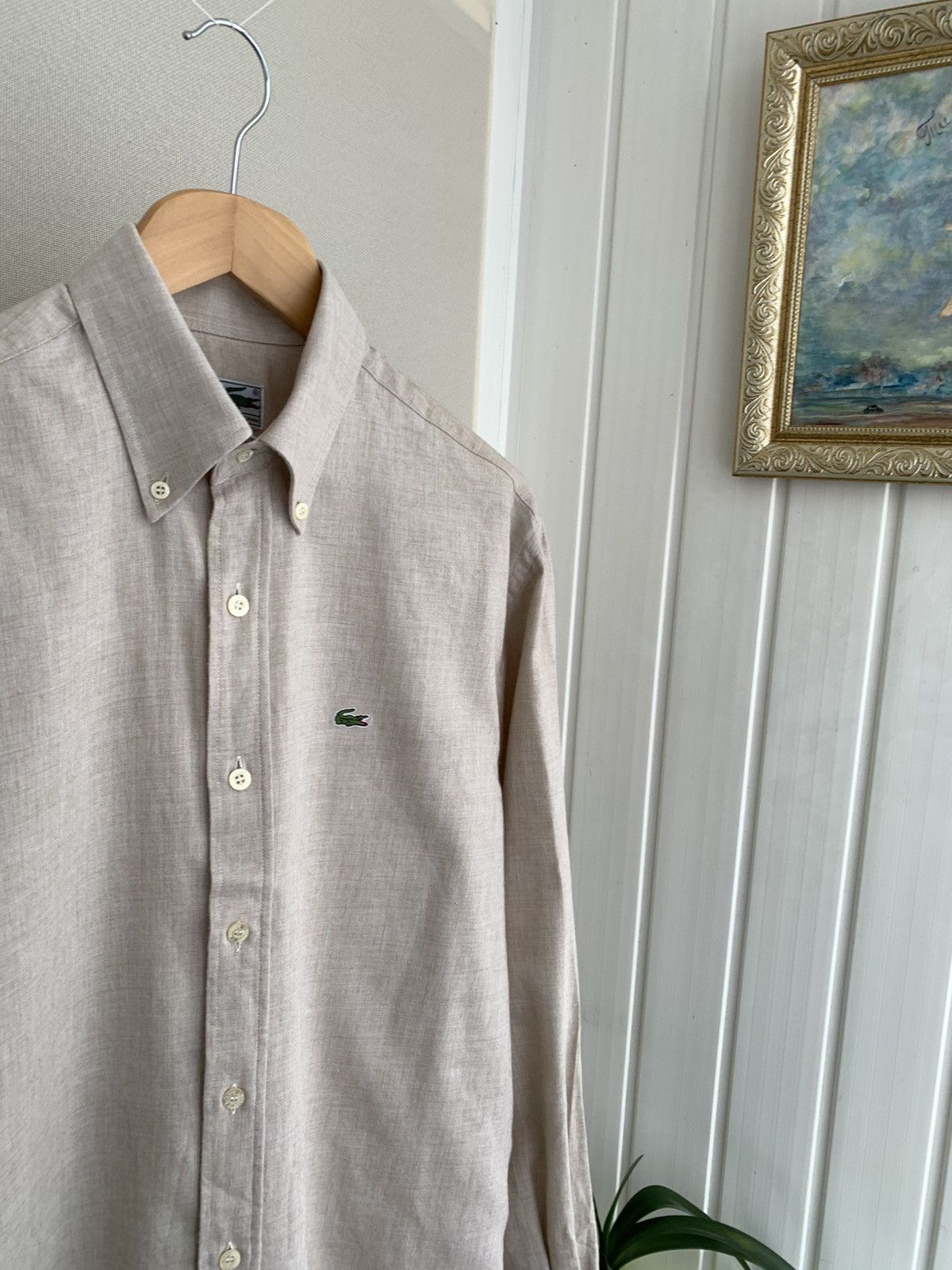 Lacoste Lacoste Vintage Long Sleeve Button Shirt Size US M / EU 48-50 / 2 - 3 Thumbnail