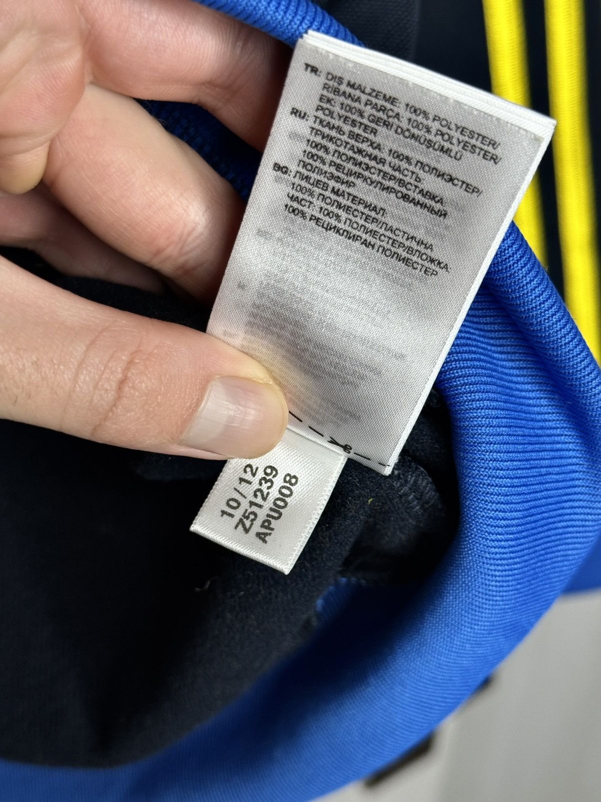 Adidas Adidas Sweden SvFF 2012 Anthem Track Jacket Soccer Football Size US S / EU 44-46 / 1 - 9 Thumbnail