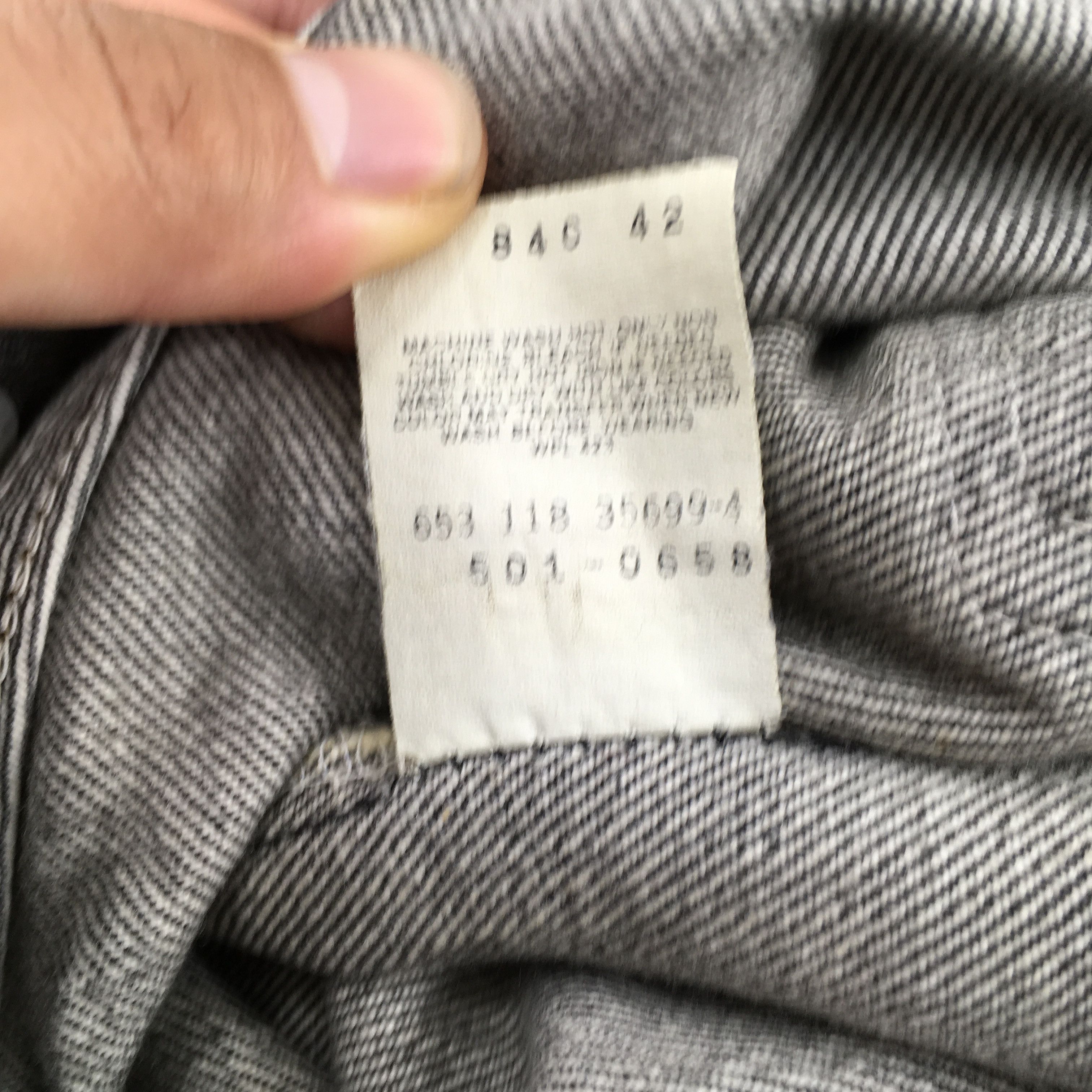 Levi's Size 30x31 Vintage 90s Levi's 501 Faded Black Jeans S1137 Size US 30 / EU 46 - 14 Thumbnail
