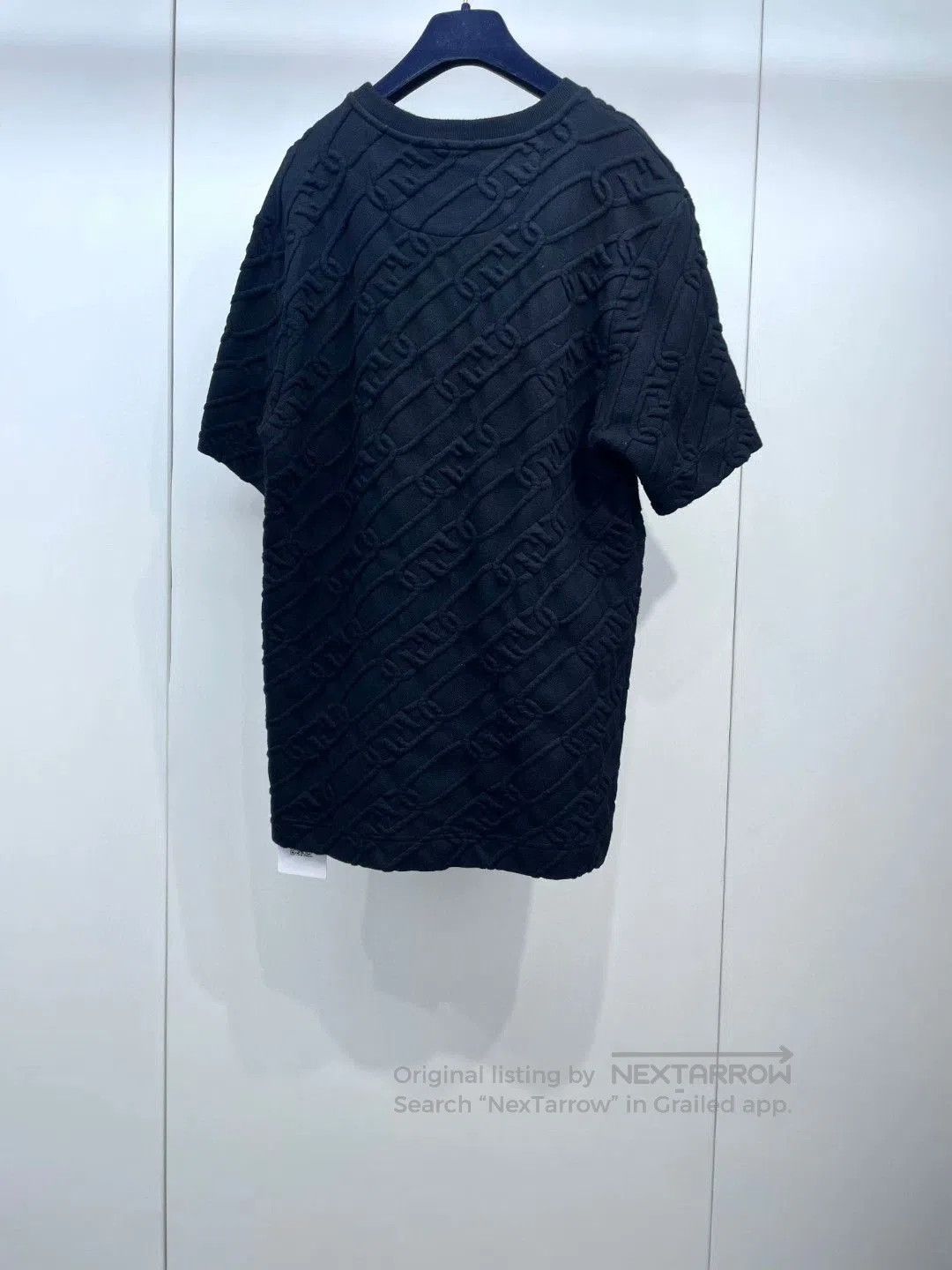 Fendi Fendi Black Embossed Chain Short. Size XS / US 0-2 / IT 36-38 - 2 Thumbnail