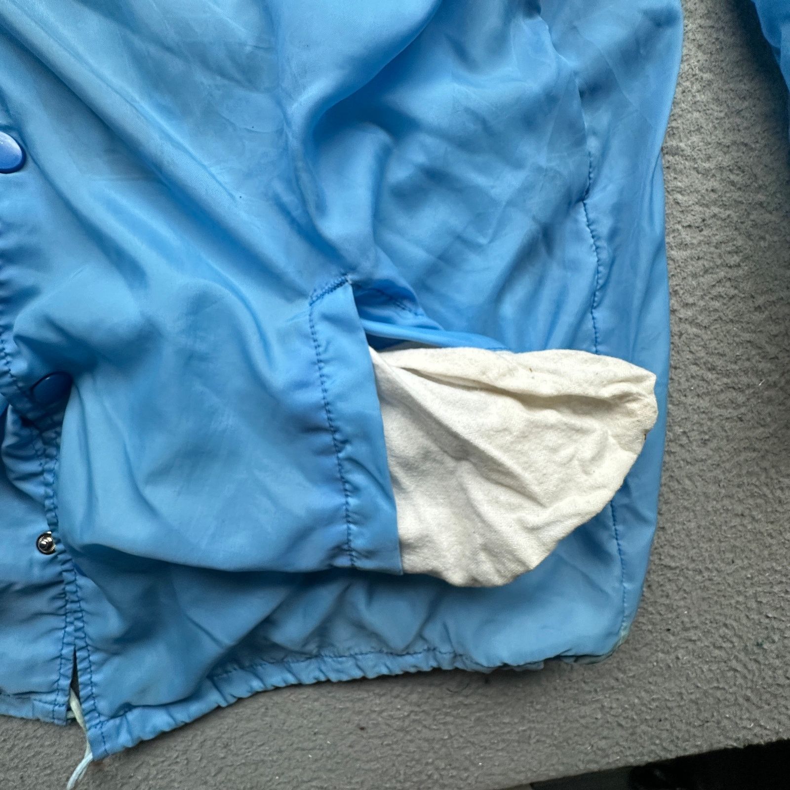 Sears Vintage 70s Sears Windbreaker Coaches Jacket Men Large Blue Size US L / EU 52-54 / 3 - 12 Thumbnail