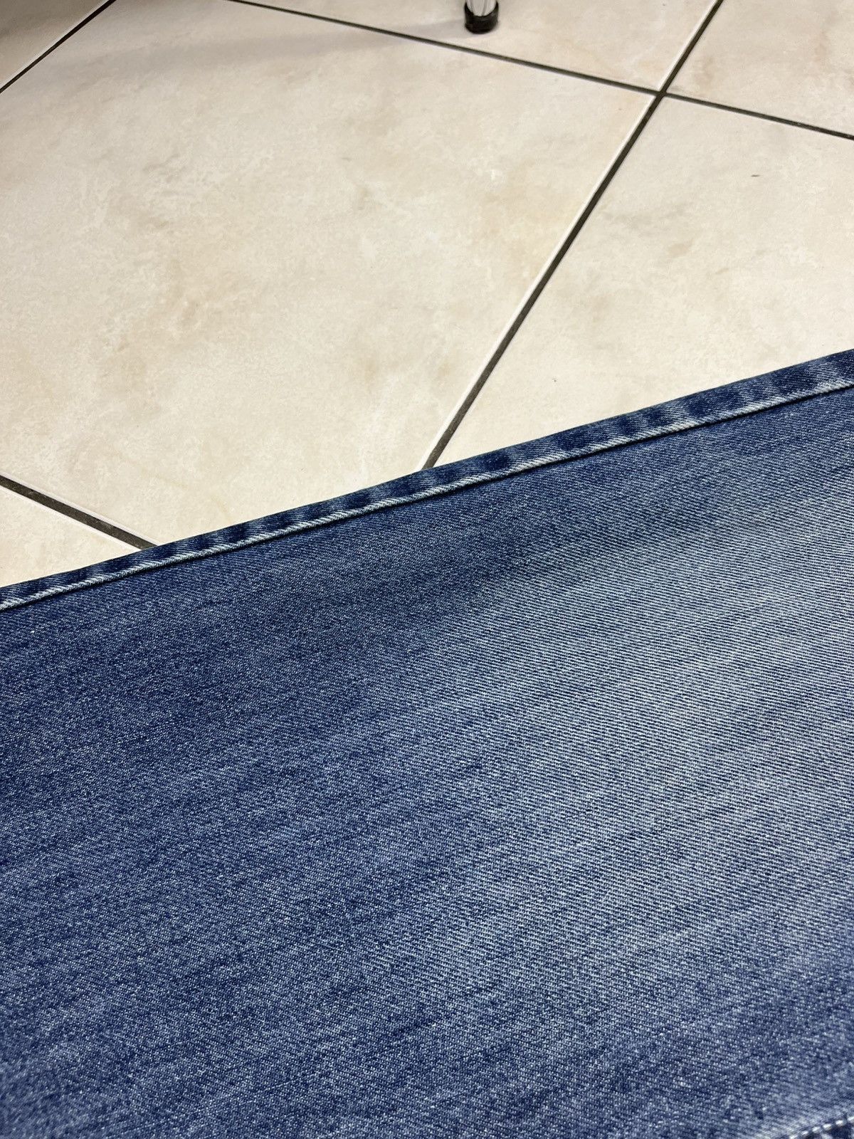 Levi's × Vintage Vintage Levi’s 523 dark washed distressed denim jeans pants Size US 34 / EU 50 - 10 Thumbnail