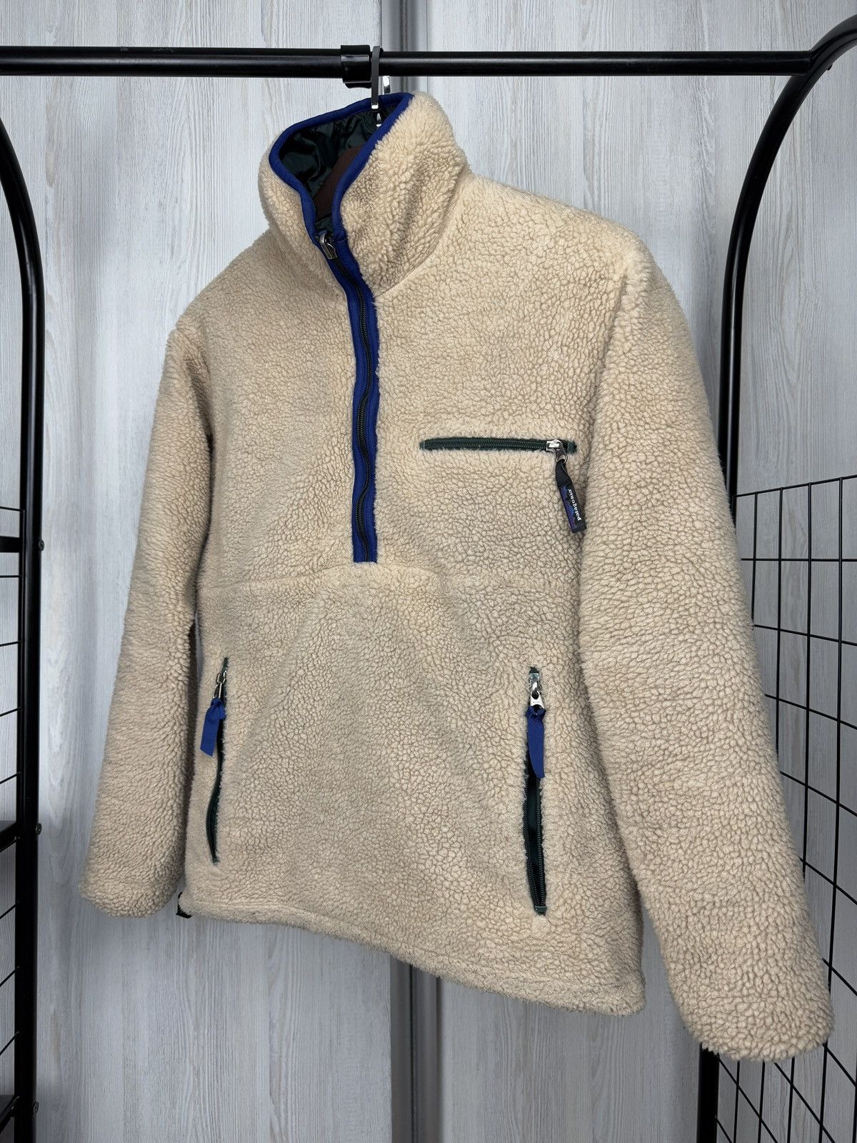 Patagonia 90s Patagonia Glissade Jacket Made in USA XS-S Green x Beige Size US XS / EU 42 / 0 - 13 Thumbnail