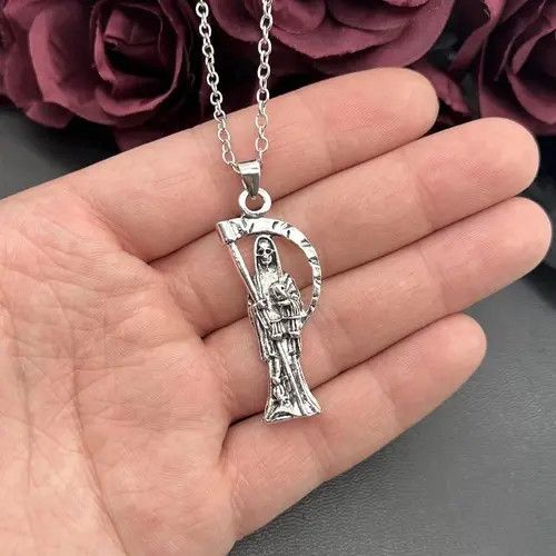Other Skeleton Grim Reaper Necklace Size ONE SIZE - 2 Thumbnail