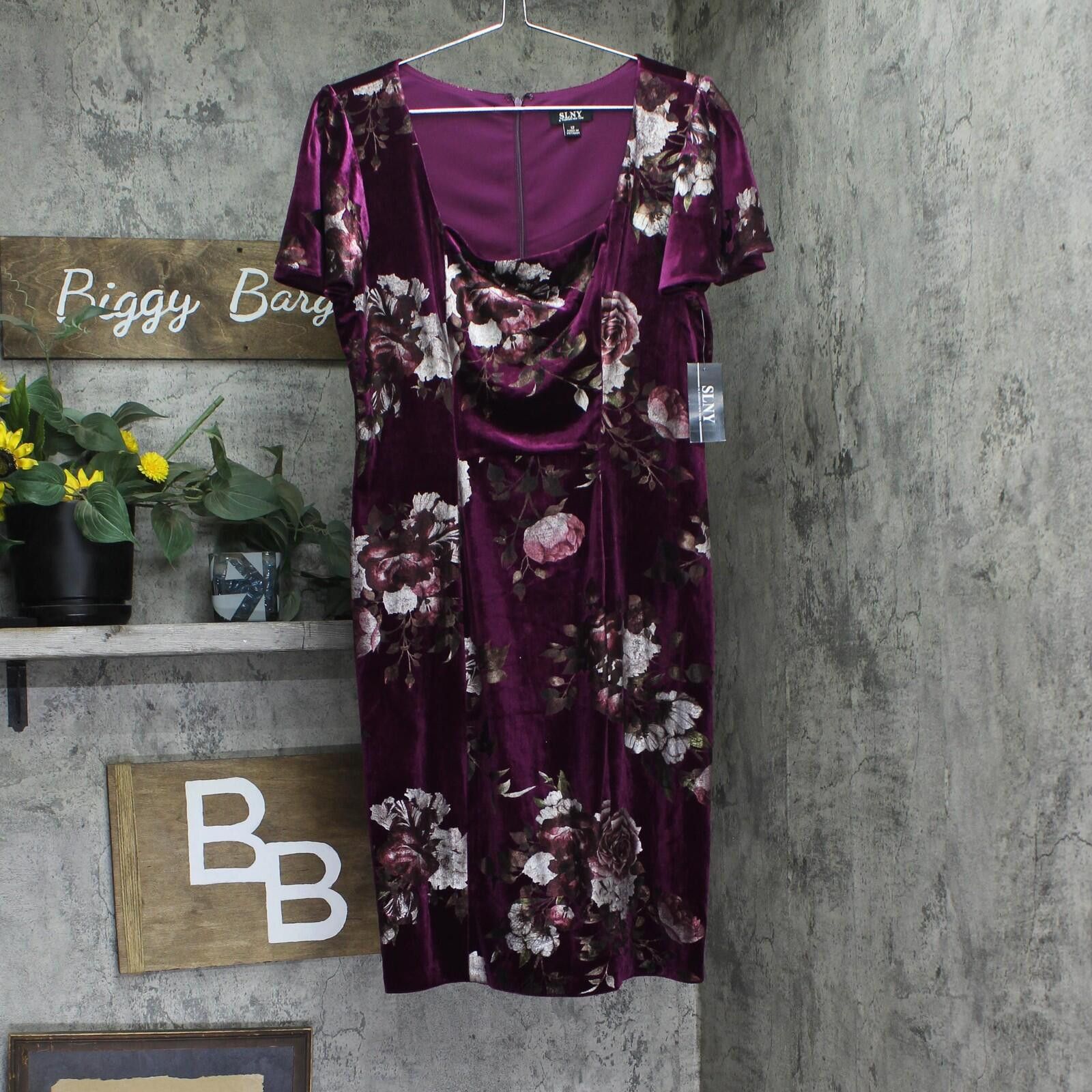 Todd Snyder Nwt Slny Short Sheath Velvet Dress Magenta Velvet Purple 12 Size XL / US 12-14 / IT 48-50 - 1 Thumbnail