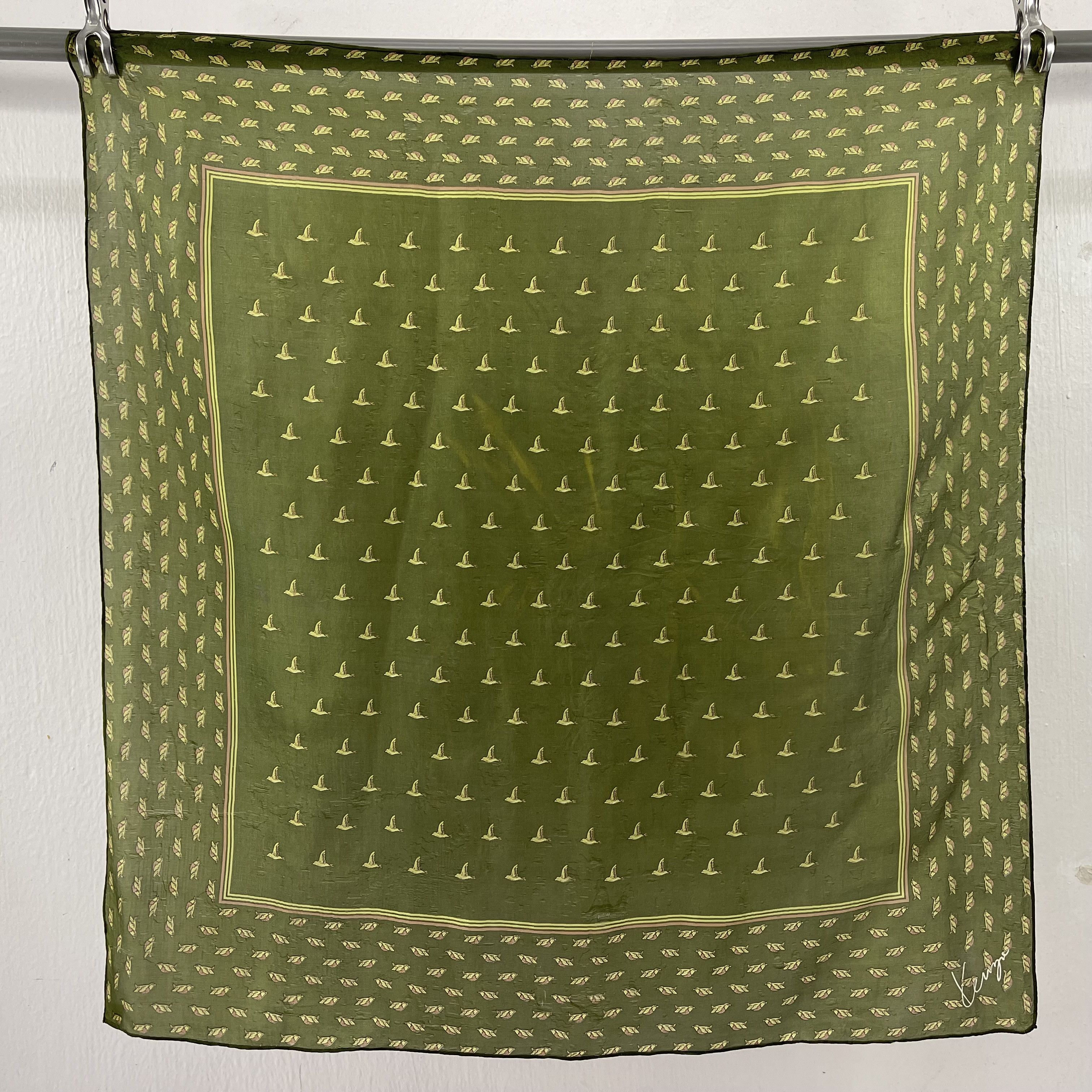 Kenzo Vintage Kenzo Silk Scarf - S7024 Size ONE SIZE - 5 Thumbnail