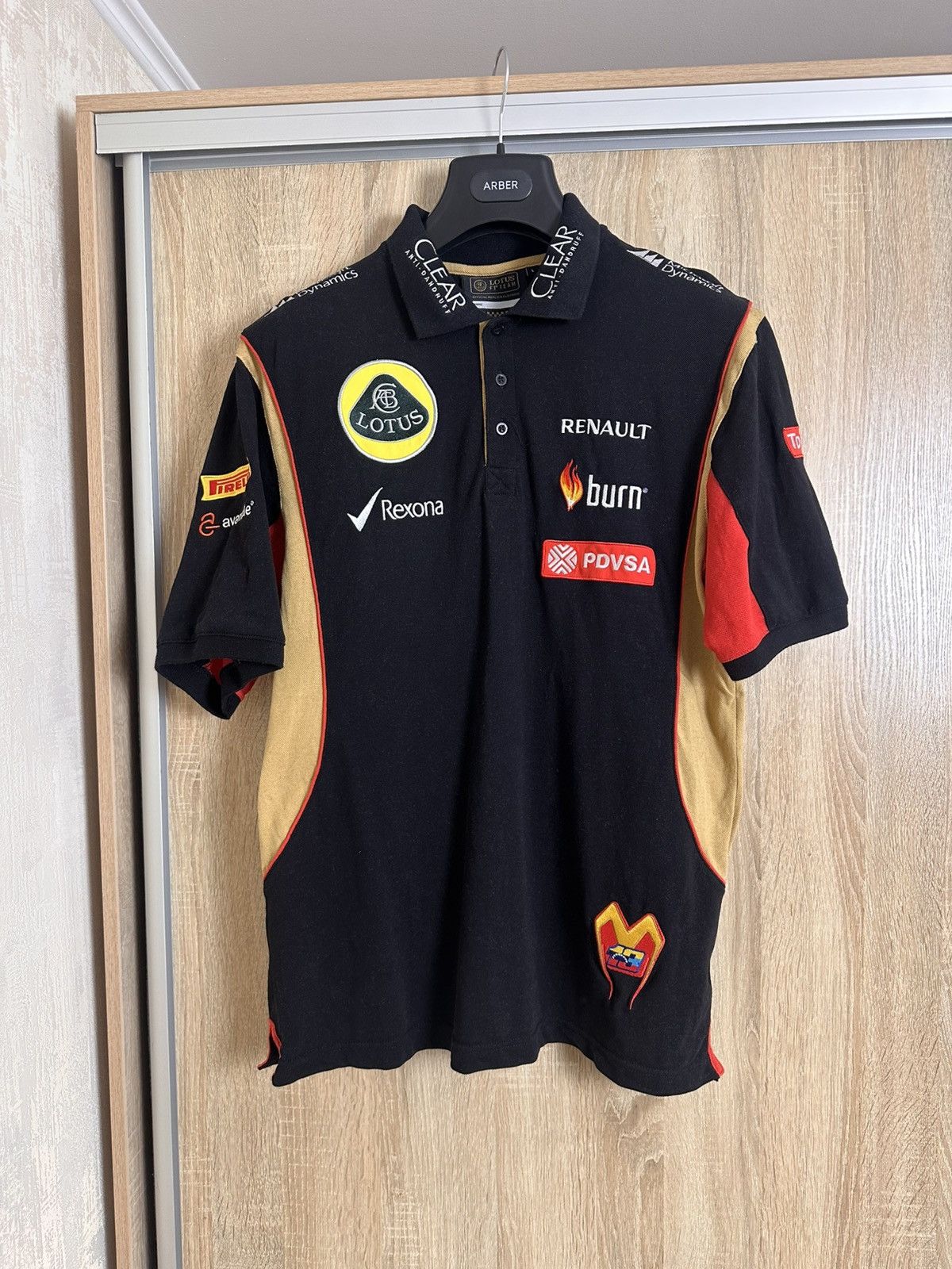 Polo Ralph Lauren 🔥 Lotus Renault F1 Team Polo T Shirt Chief Keef Ralph Lauren Size US L / EU 52-54 / 3 - 5 Thumbnail