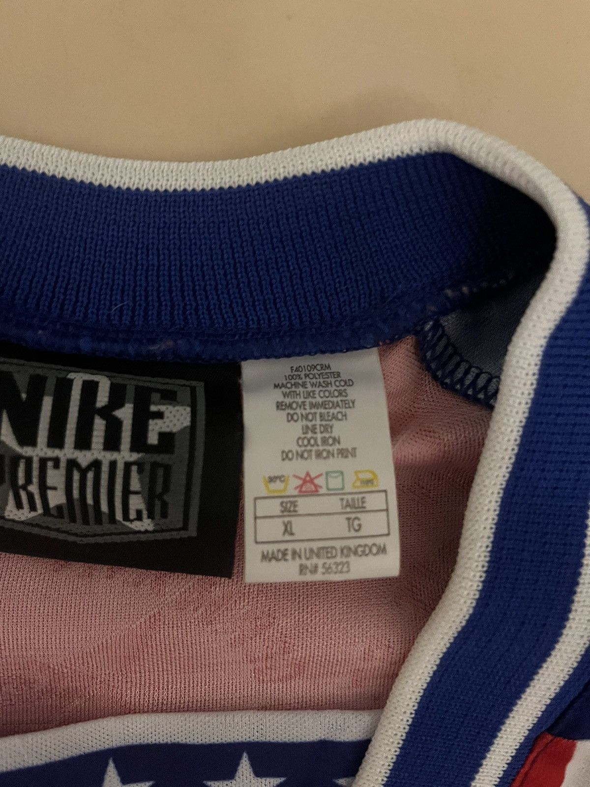 Nike × Vintage T-shirt Nike Paris Saint Germain PSG 1994/95 Home Size US XL / EU 56 / 4 - 4 Thumbnail