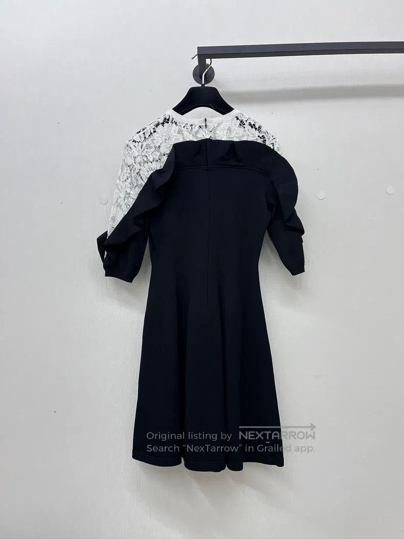 Valentino Valentino Black patchwork dress Size S / US 4 / IT 40 - 2 Thumbnail