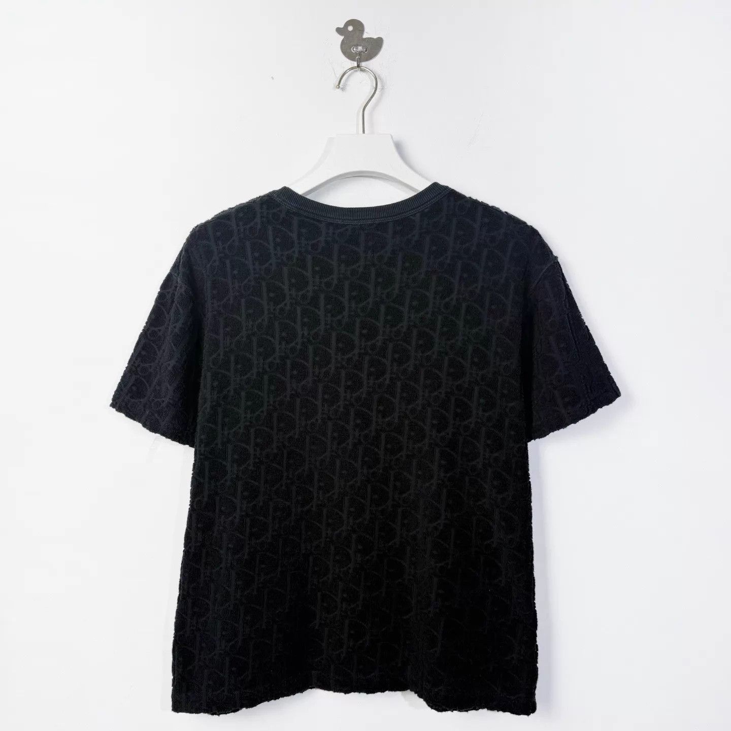 Dior Dior Oblique Towel Allover Logo Black T-Shirt M Size US M / EU 48-50 / 2 - 2 Thumbnail