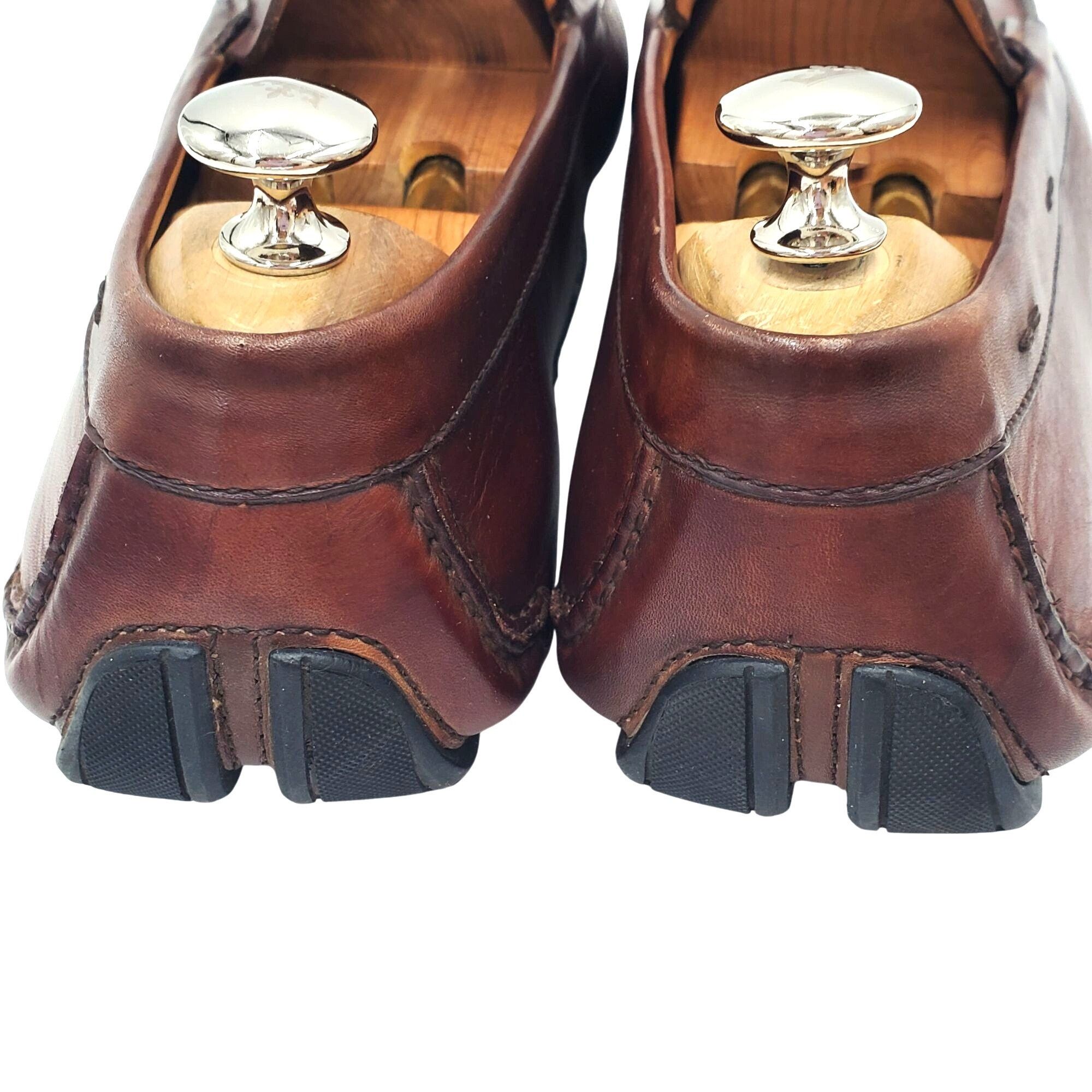 Florsheim Florsheim Men's size 10 Brown Leather Slip-On Casual Driving Size US 10 / EU 43 - 3 Thumbnail