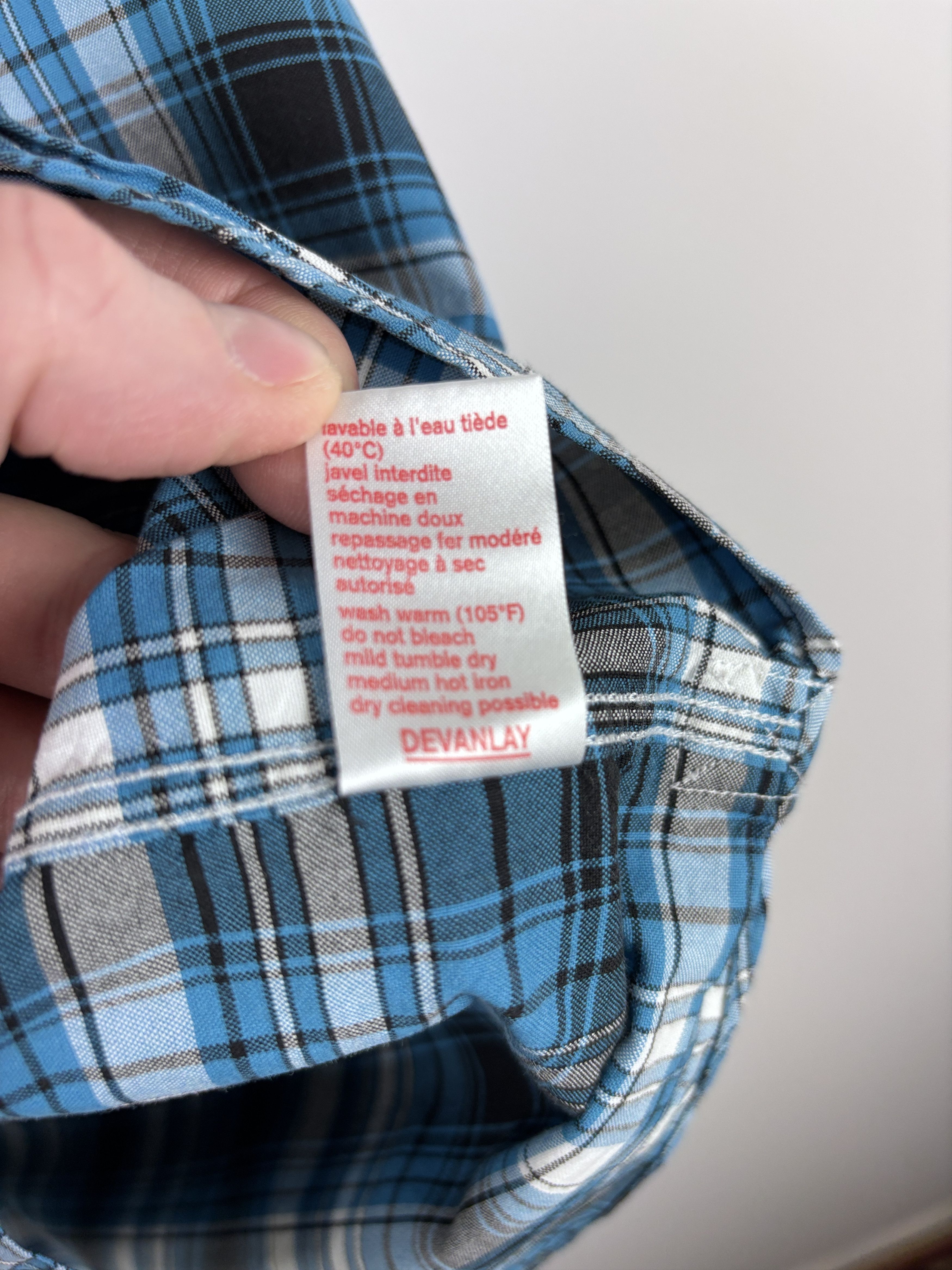 Lacoste Lacoste Live Flannel Plaid Button Down Shirt Regular 42 (L) Size US L / EU 52-54 / 3 - 9 Thumbnail