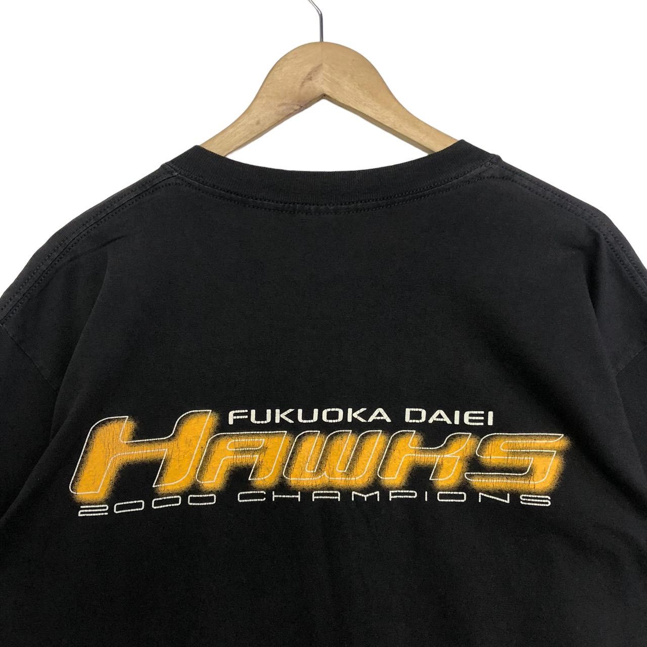 MLB × Vintage *Vintage 00s FUKUOKA DAIEI HAWKS japanese baseball team tee Size US L / EU 52-54 / 3 - 8 Thumbnail