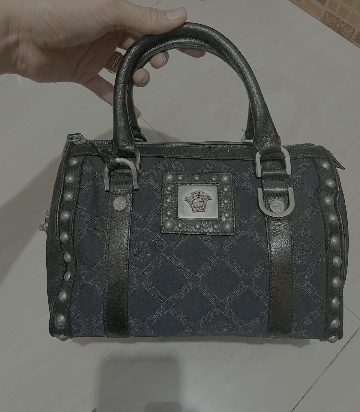 Versace VERSACE black in leather handbag Size ONE SIZE - 12 Thumbnail