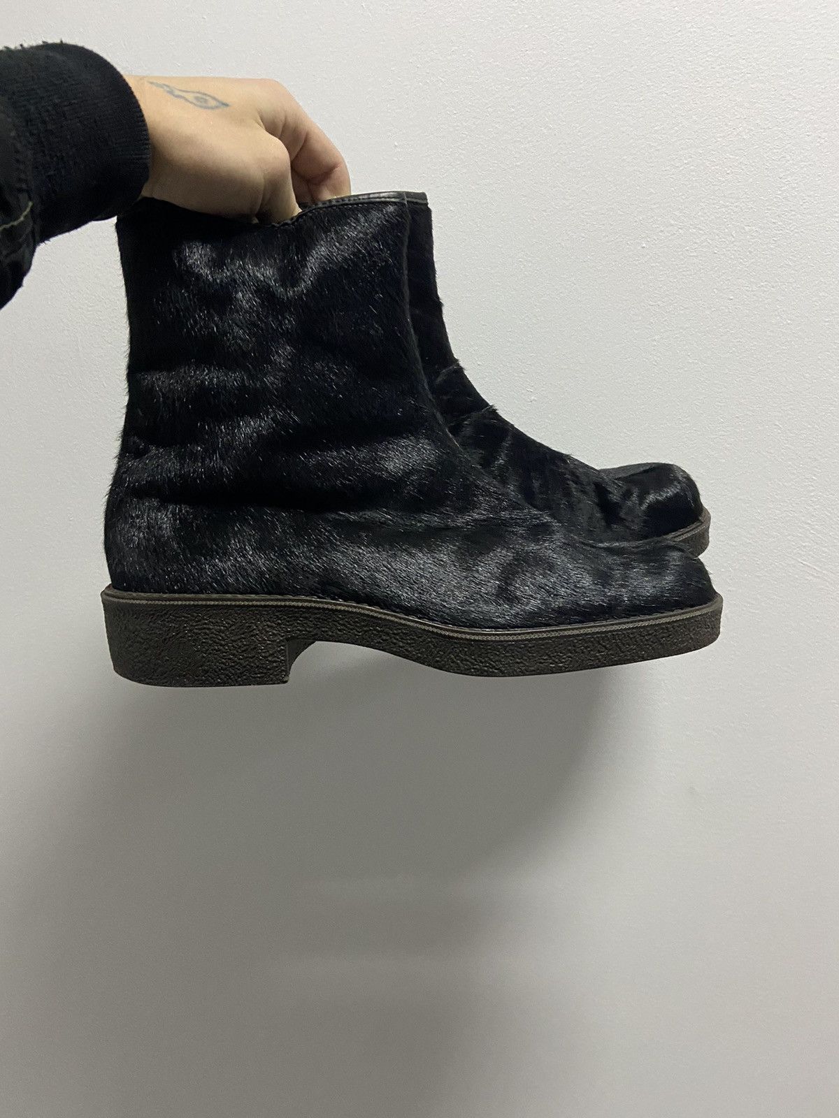 Helix Helix Julius fur hi boots vintage rare archive Size US 10 / EU 43 - 2 Thumbnail