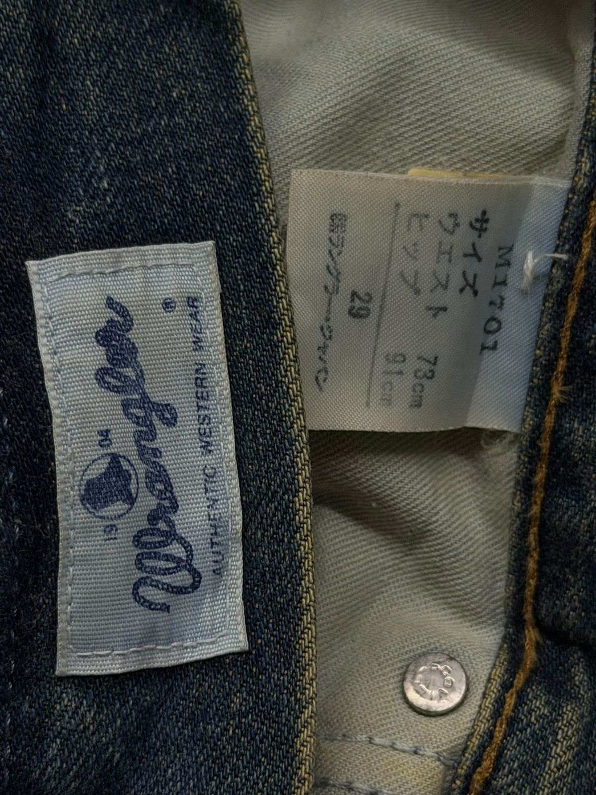 Wrangler Vintage Wrangler Japanese Denim Jeans | Relaxed Straight W28 Size US 28 / EU 44 - 10 Thumbnail