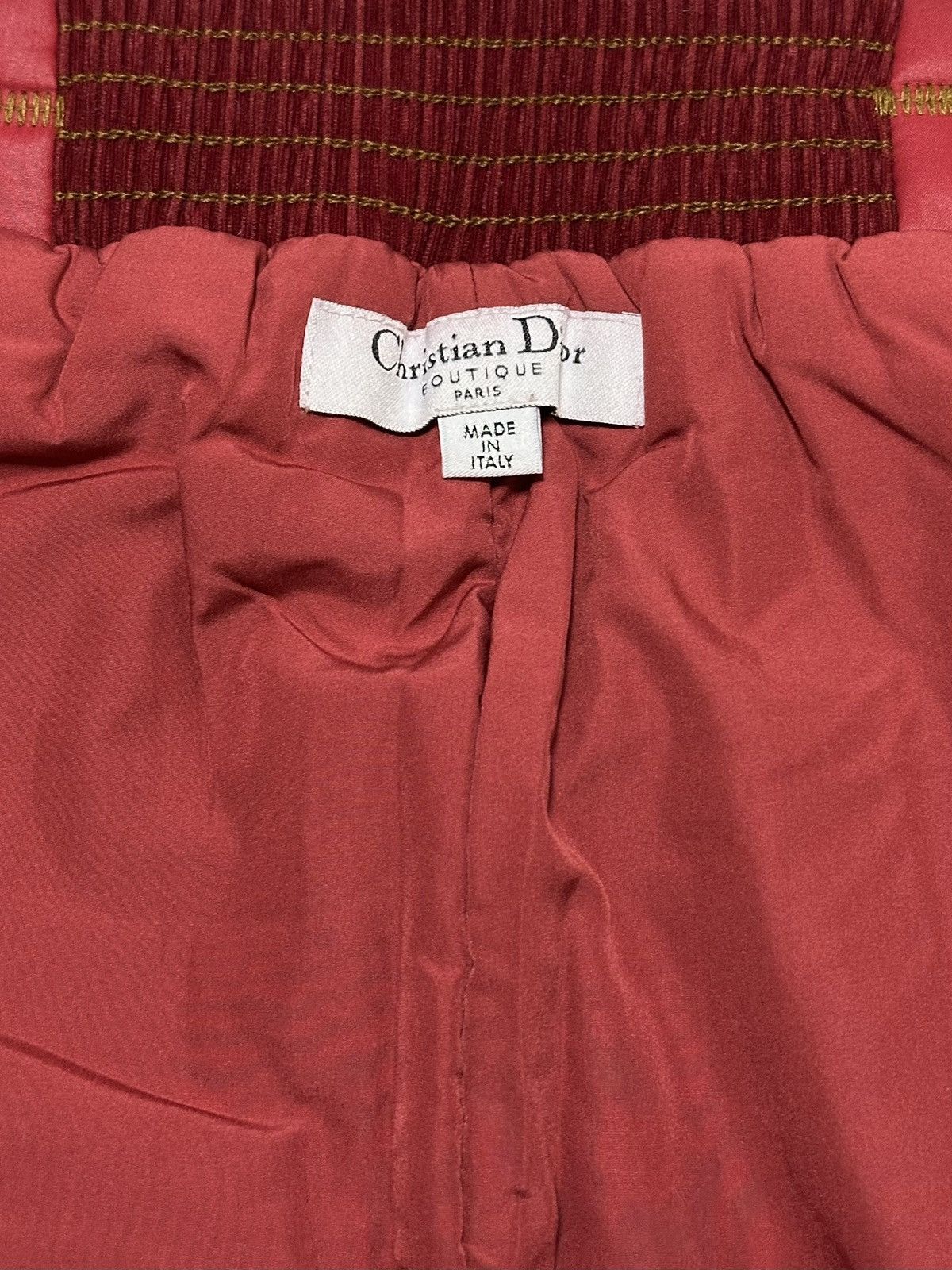 Dior CHRISTIAN DIOR Fall Winter 2006 Corduroy Mini Skirt Size 25" / US 0 / IT 36 - 9 Thumbnail