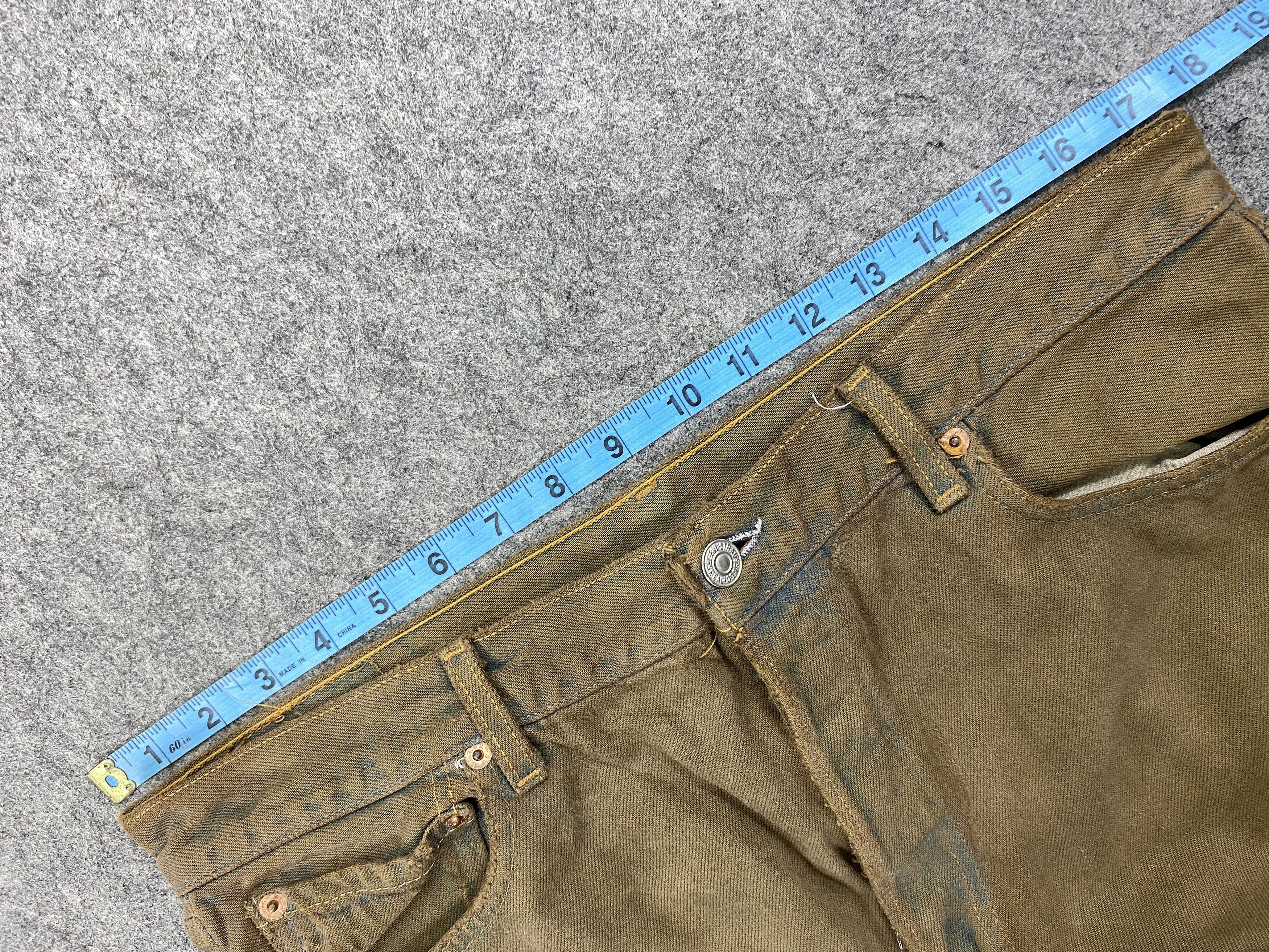 Levi's Earth Tone Vintage Levi's 501 Jeans 35x29 Denim JN1175 Size US 35 - 5 Thumbnail