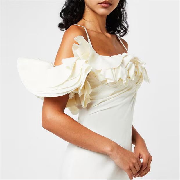 Jacquemus o1g2r1mq1024 Mini Dress in White Size XS / US 0-2 / IT 36-38 - 3 Thumbnail