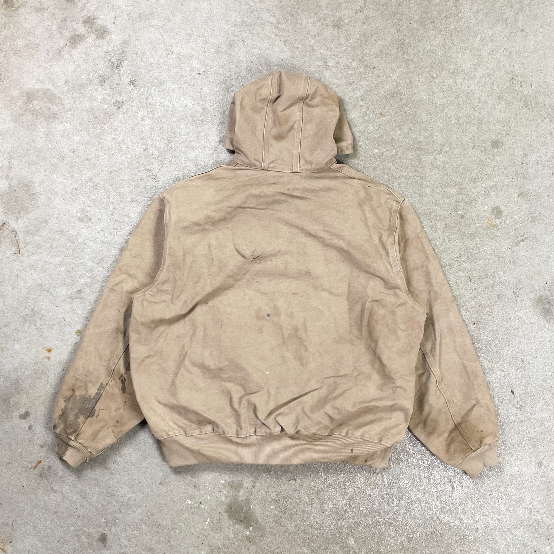 Carhartt × Vintage Carhartt Faded Beige Active Work Jacket Size US L / EU 52-54 / 3 - 3 Thumbnail