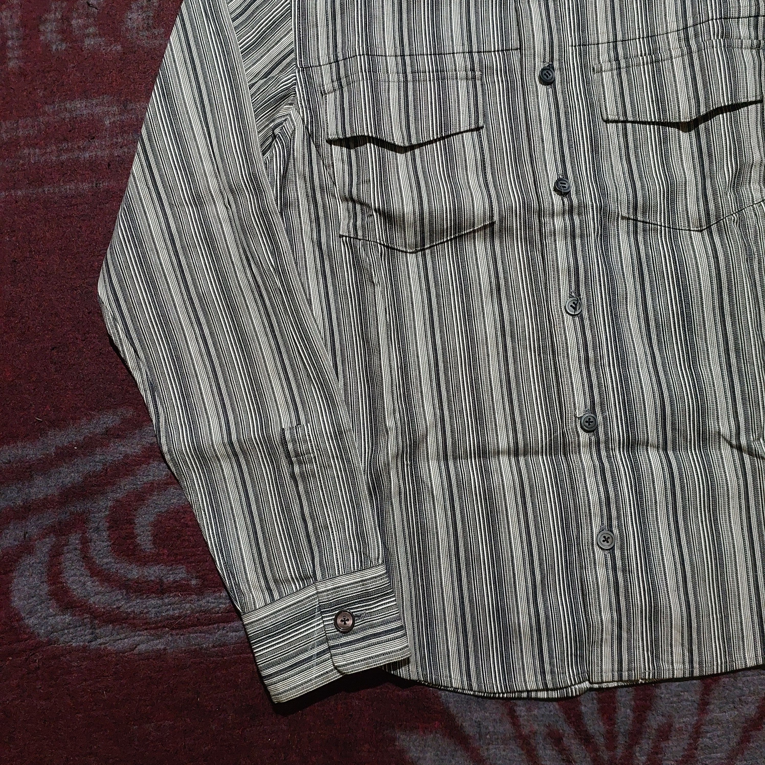 Issey Miyake Tete Homme issey miyake button up L/s shirt Size US M / EU 48-50 / 2 - 4 Thumbnail