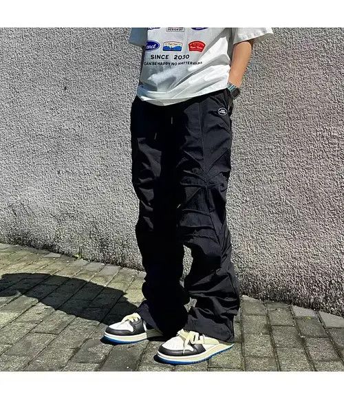 Japanese Brand × Vintage multi function patchwork folk cargo skate flare pants Size US 34 / EU 50 - 4 Thumbnail