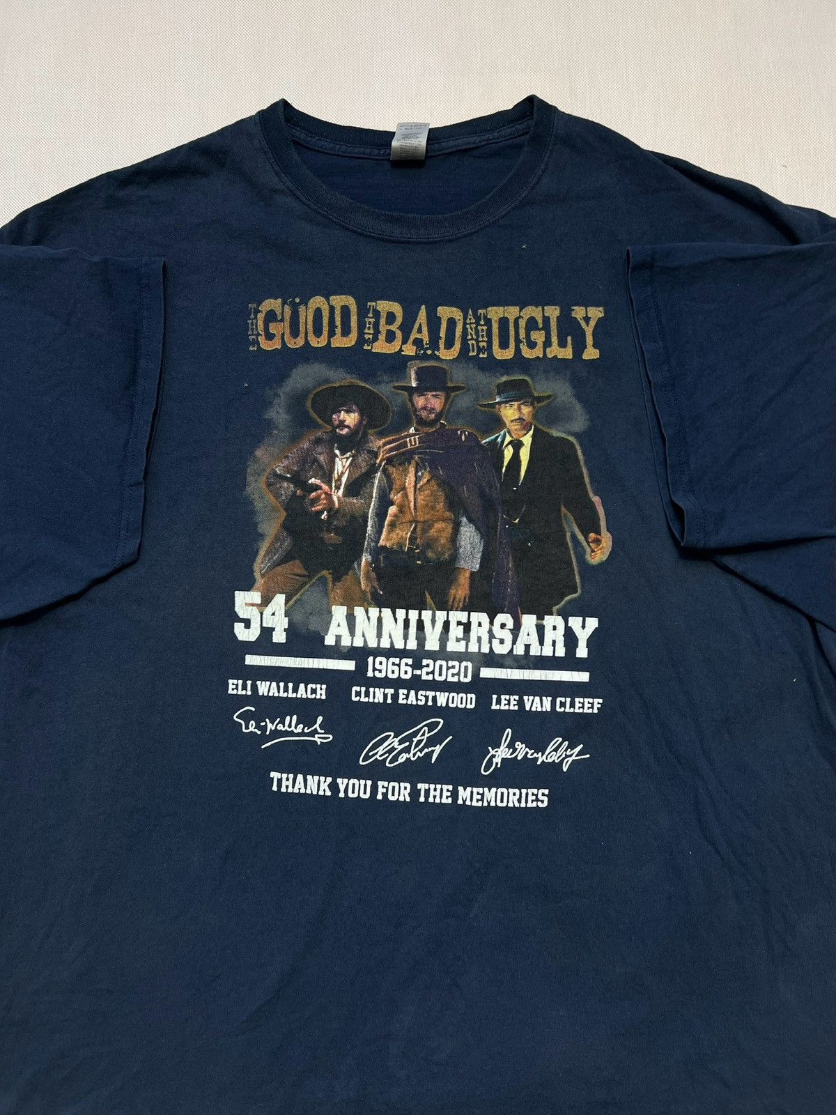 Vintage Tshirt Good Bad Ugly 54 Anniversary 1966-2020 great Size US XL / EU 56 / 4 - 1 Thumbnail