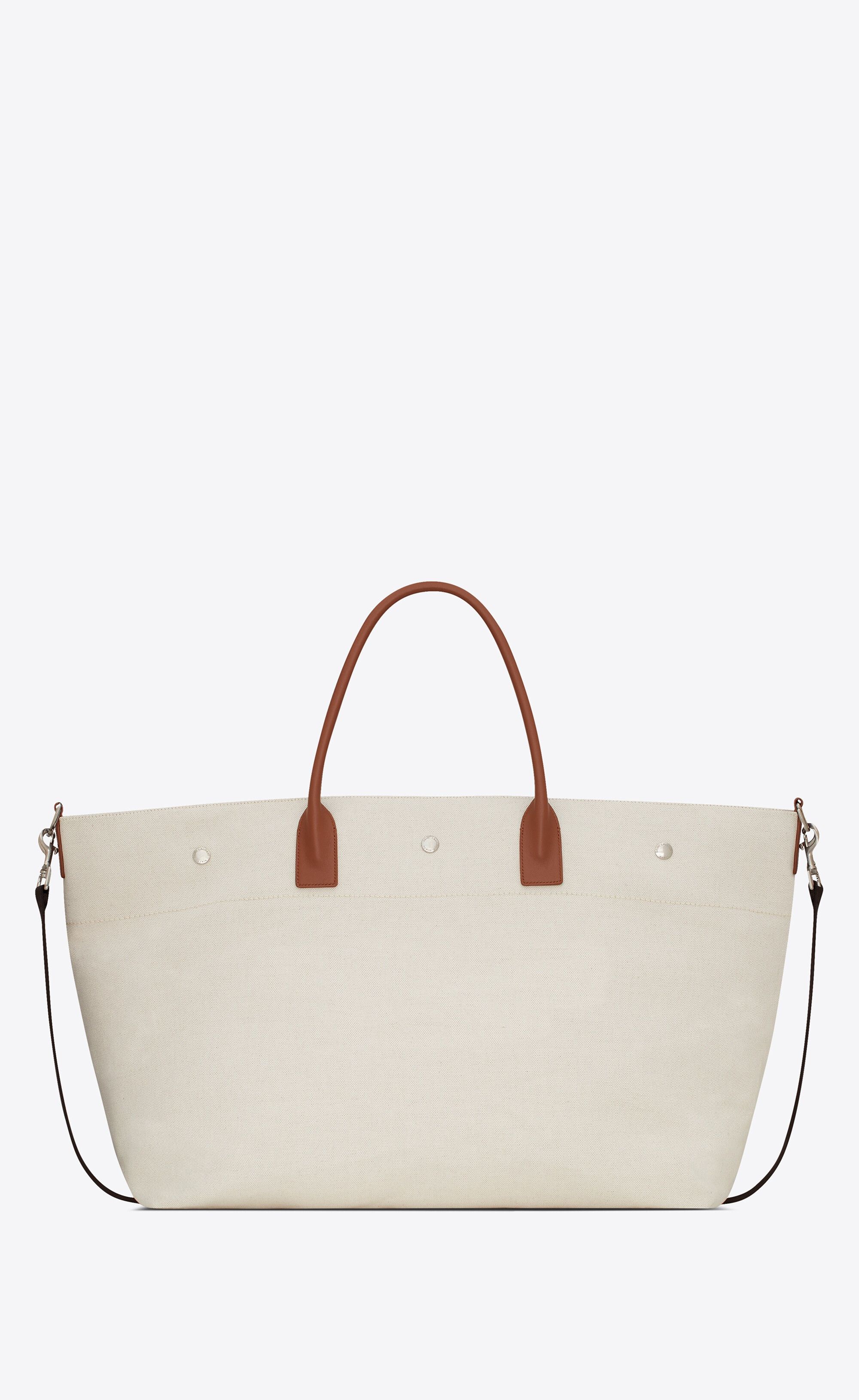 Saint Laurent Paris o1b1hav110125 685543 Size: OS / Shopping Leather Bag Beige Size ONE SIZE - 2 Thumbnail