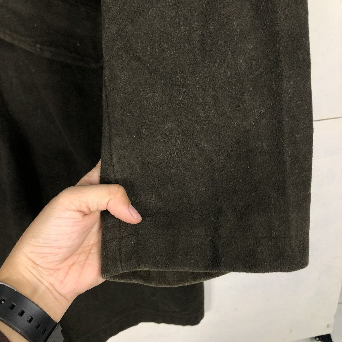 Y's for Men 🔥RICH DARK GREEN VINTAGE LONG OVERCOAT WOOL Y’S FOR MEN Size US L / EU 52-54 / 3 - 16 Thumbnail