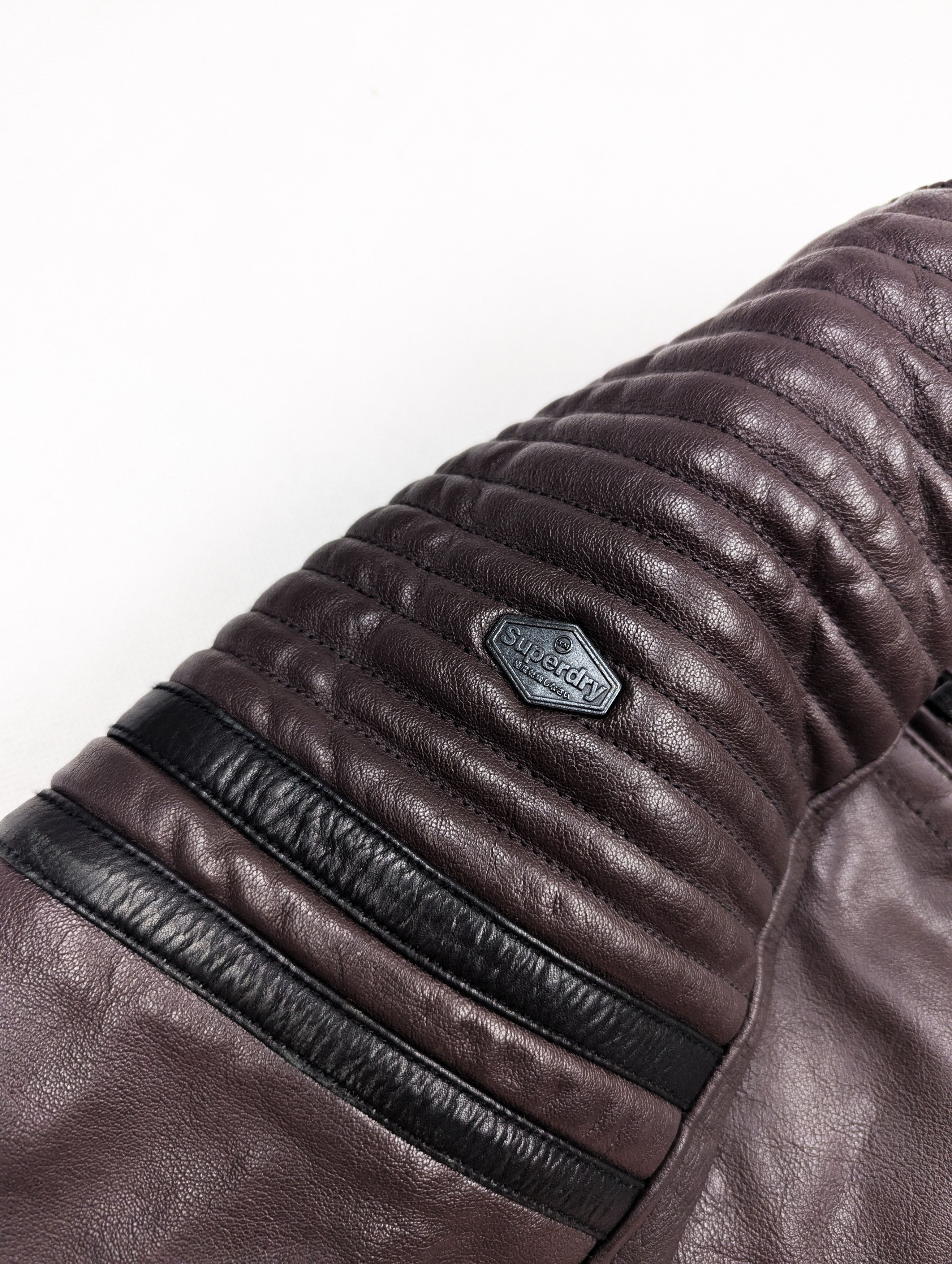 Superdry Superdry leather biker jacket XL Size US XL / EU 56 / 4 - 3 Thumbnail