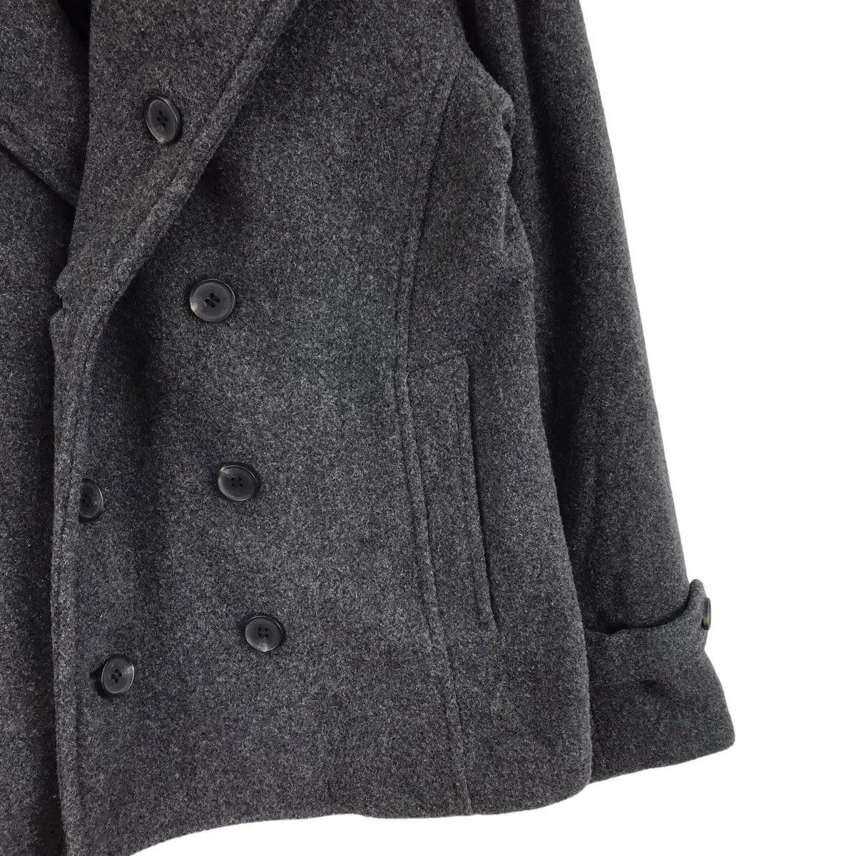 HARE HARE JAPAN HARAJUKU Double Breasted Peacoat Jacket Size M / US 6-8 / IT 42-44 - 2 Thumbnail