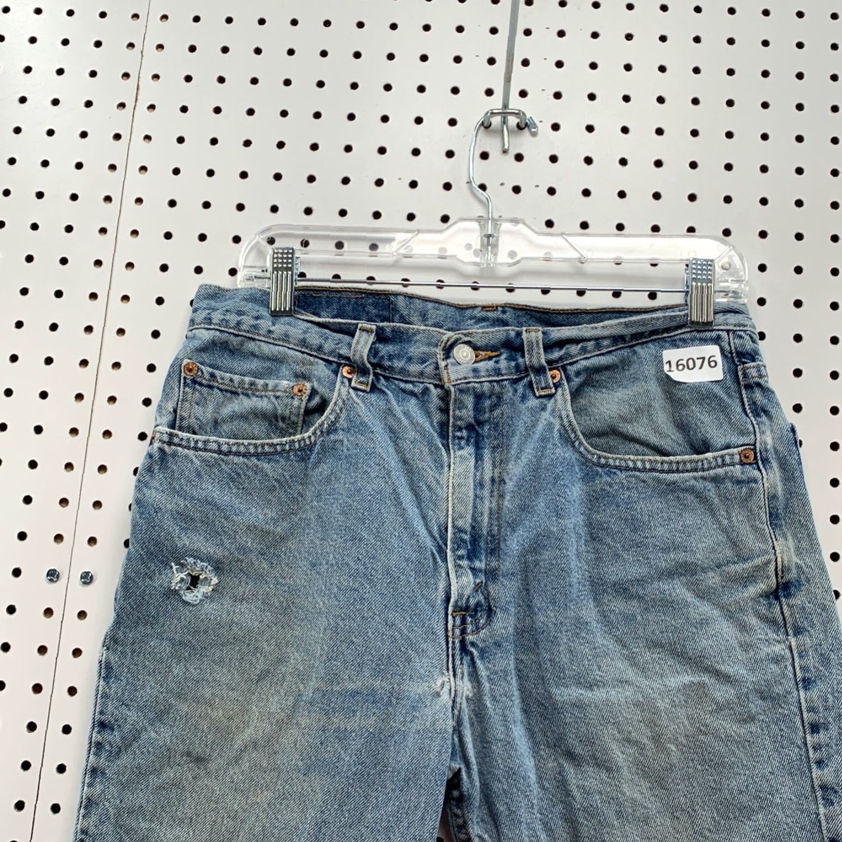 Levi's VINTAGE Levi's 505 Denim Shorts 90s Blue Regular Fit Adult 31 Inseam Mens Size US 31 - 5 Thumbnail