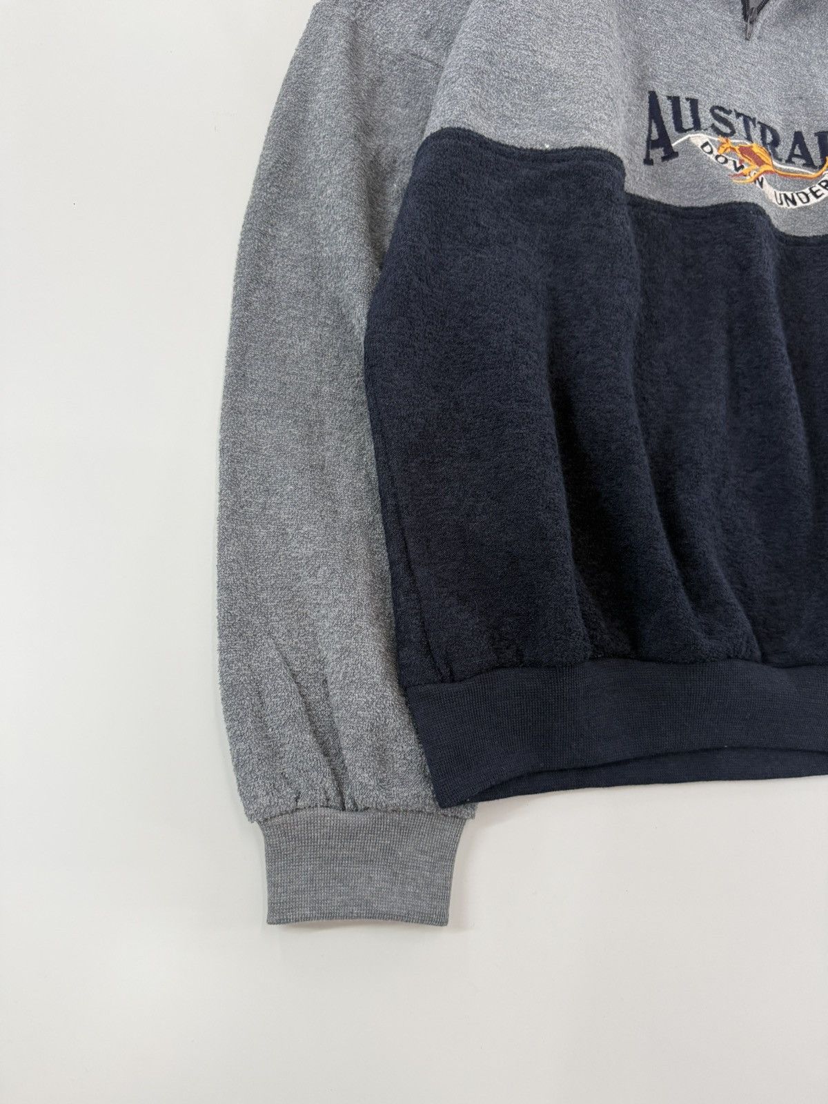 The Australian Outback Collection 🔥 90s Ausie iConic Dreamings Quarter Zip Velour Sweatshirt Size US S / EU 44-46 / 1 - 3 Thumbnail