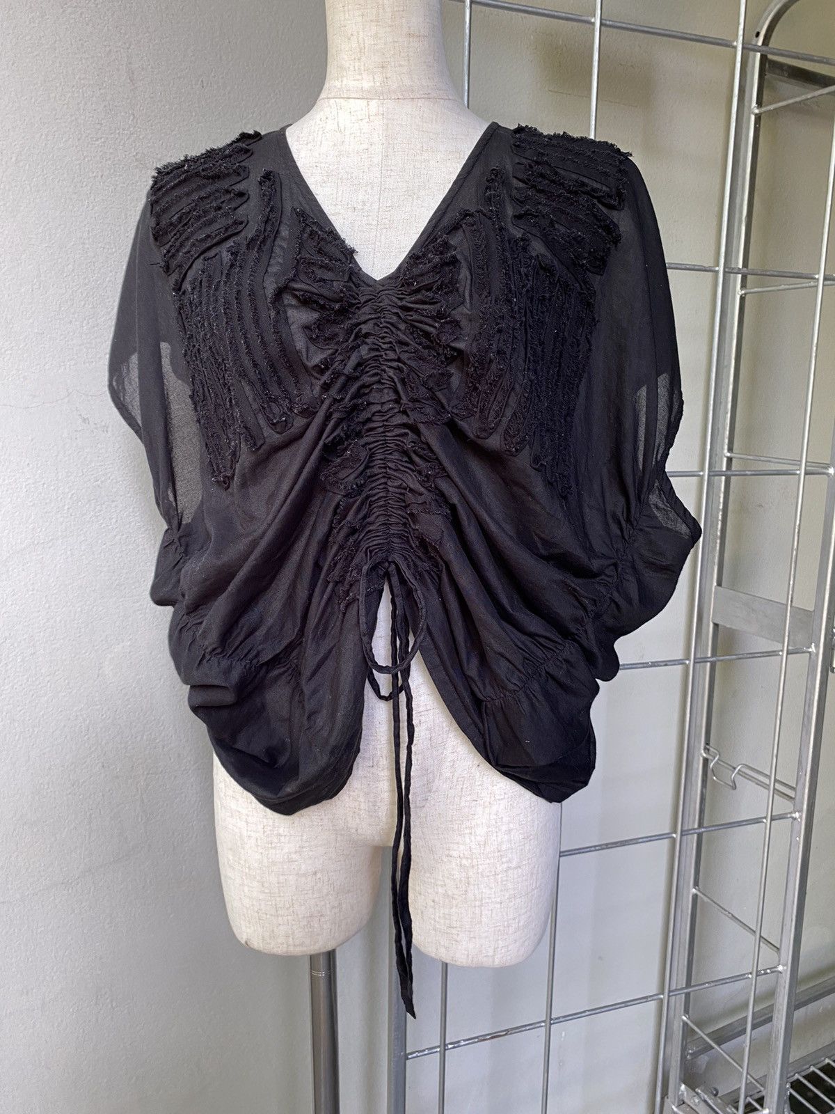Zucca Zucca black blouse Size M / US 6-8 / IT 42-44 - 14 Thumbnail