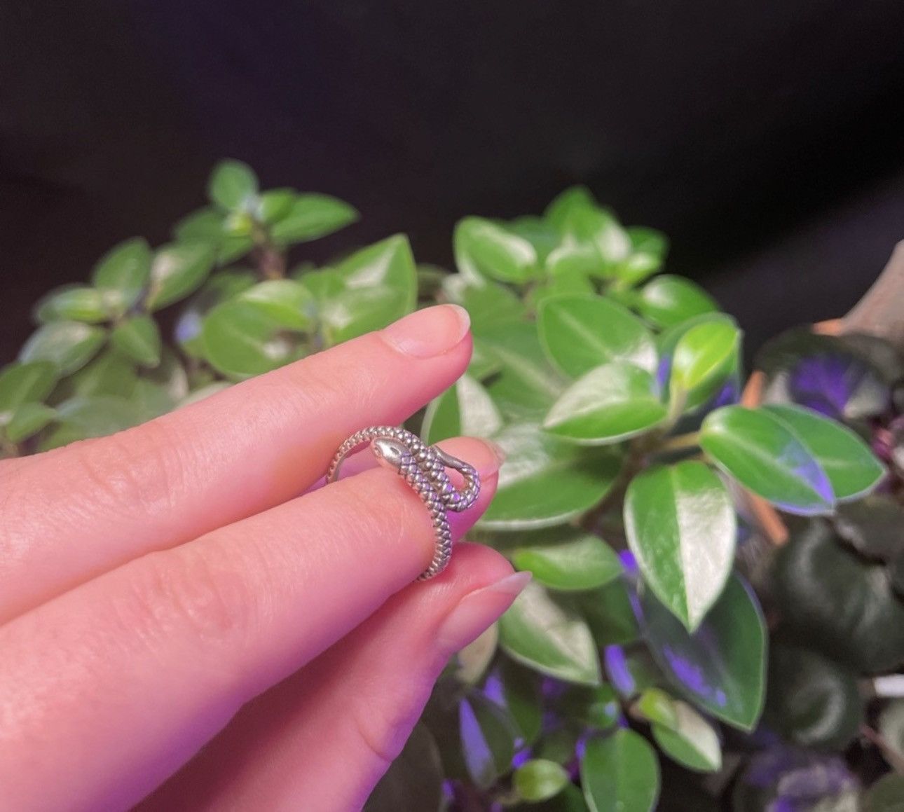 Other Hard Jewelry Slime (Snake) Ring Size 12 Size ONE SIZE - 1 Thumbnail